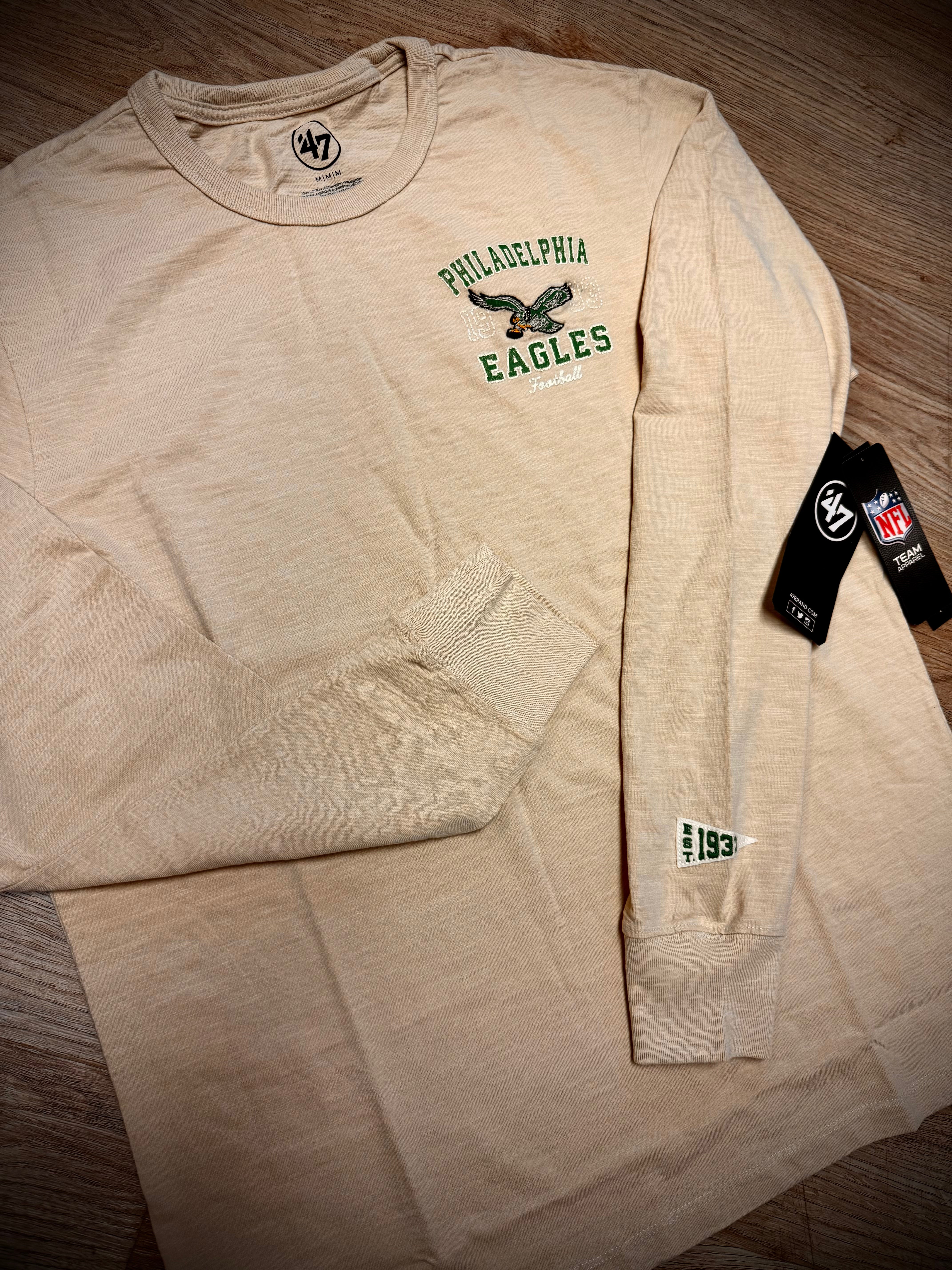 Eagles Throwback Mojave Egremont Heavy Slub Long Sleeve Tee