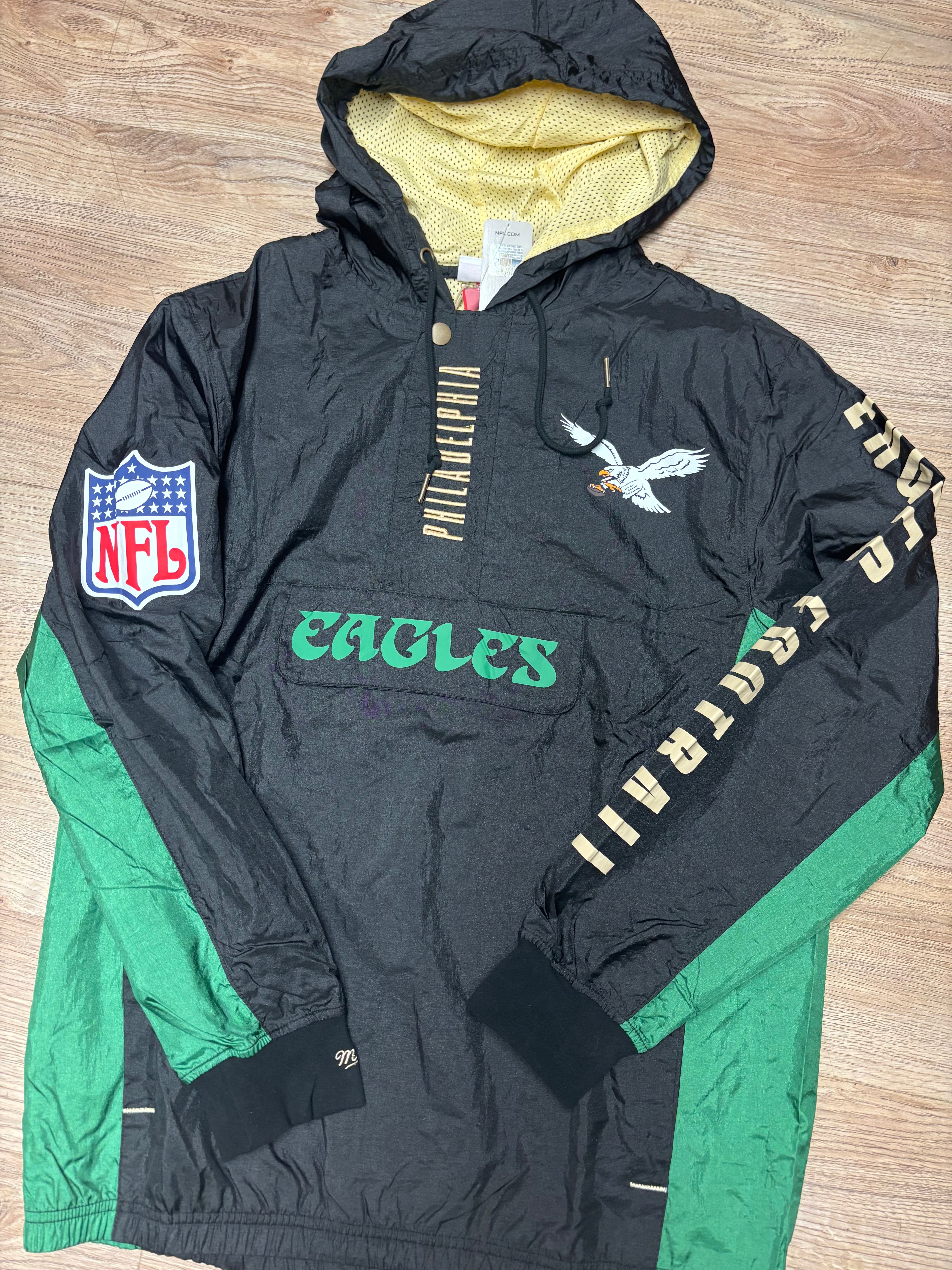 Eagles 1/4 zip Anorak /W Vintage Pocket Windbreaker