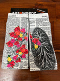 ArtNwordz wearable art socks