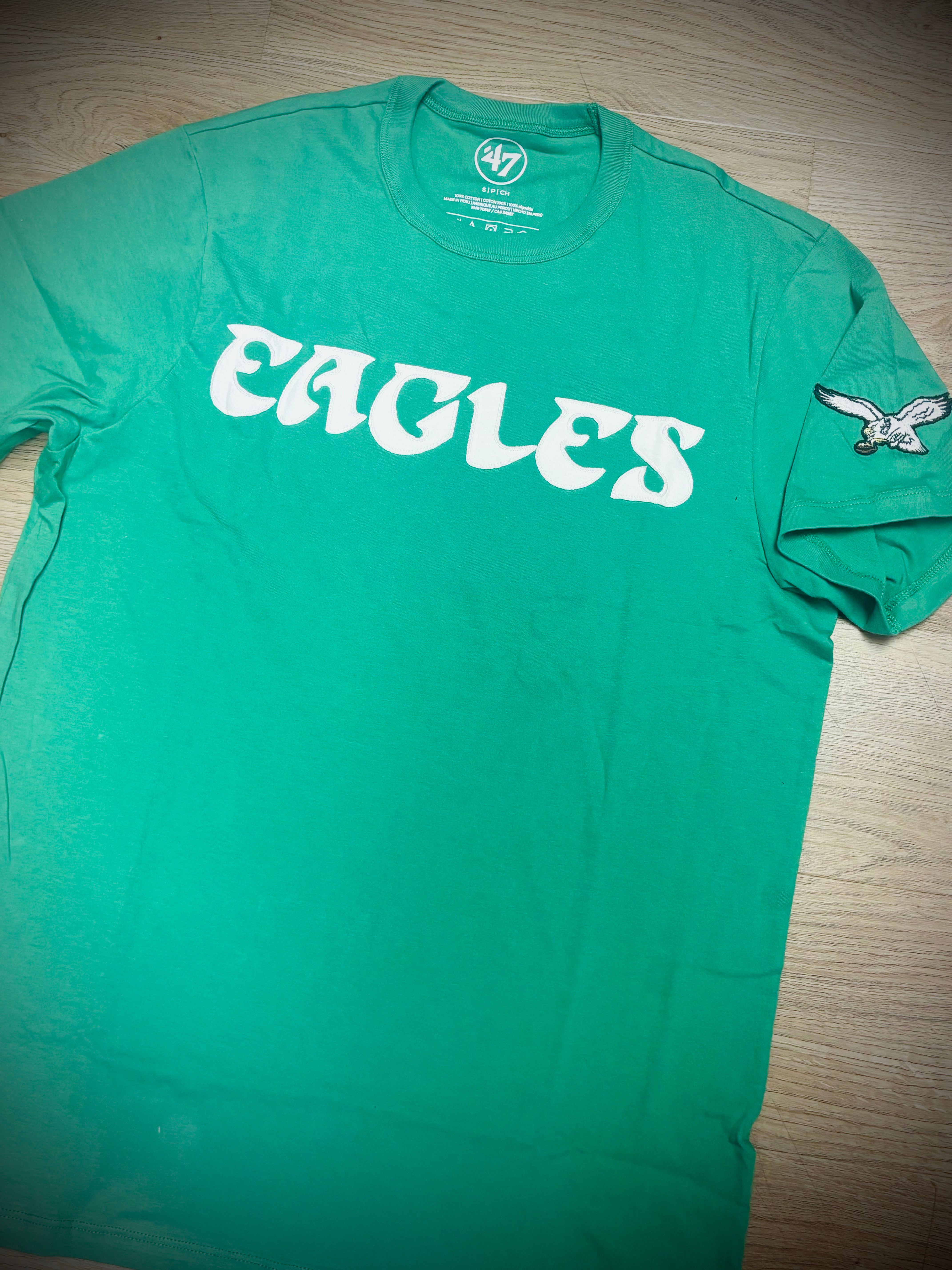 Eagles Kelly Green Franklin Field House Tee