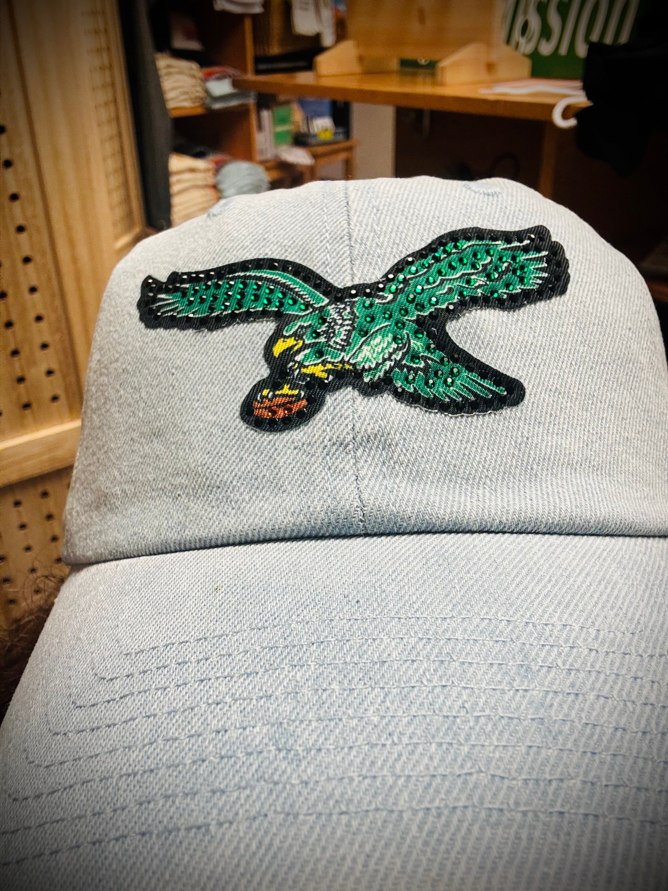 Eagles Denim Glitz Hat