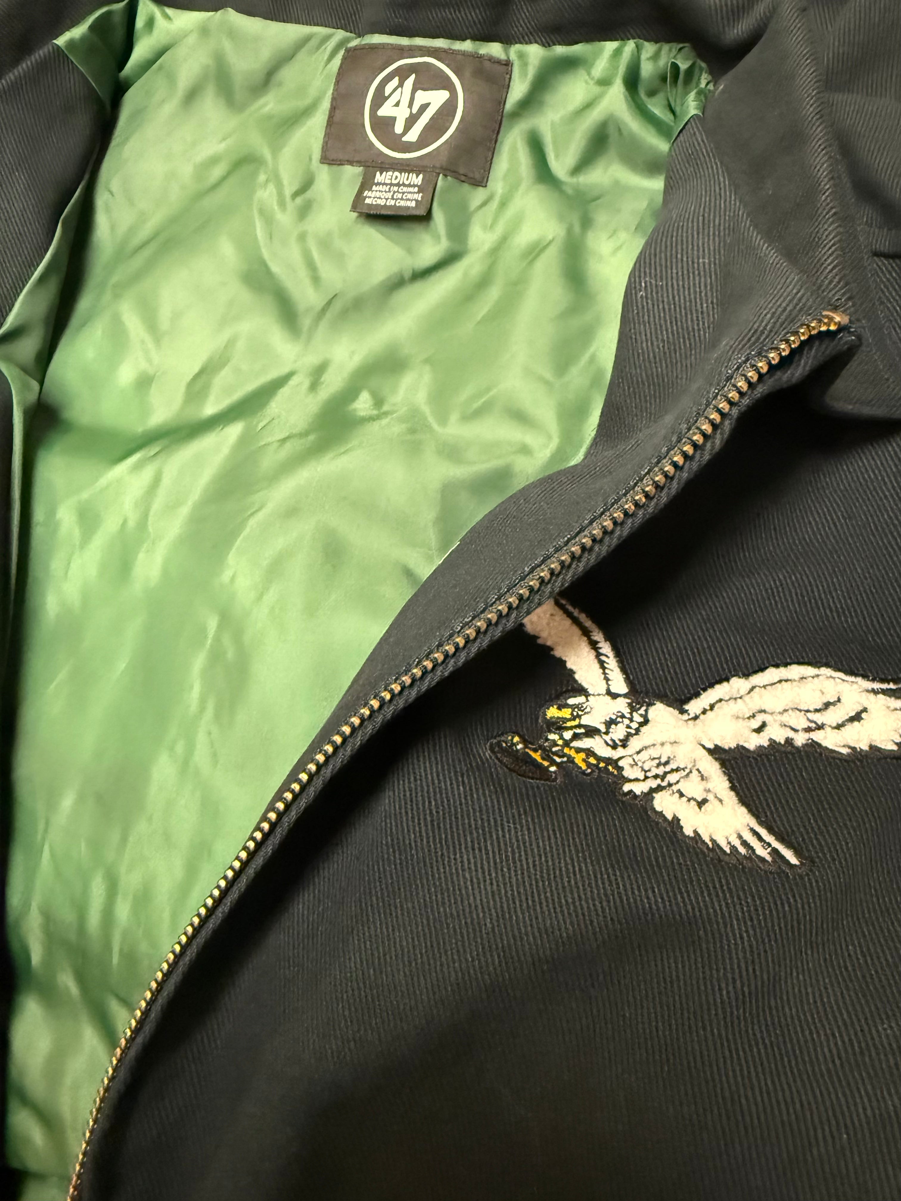 Eagles Throwback Full Zip Coaches Jacket – Monkey's Uncle Eagles Throwback Full Zip Coaches Jacket – Monkey's Uncle