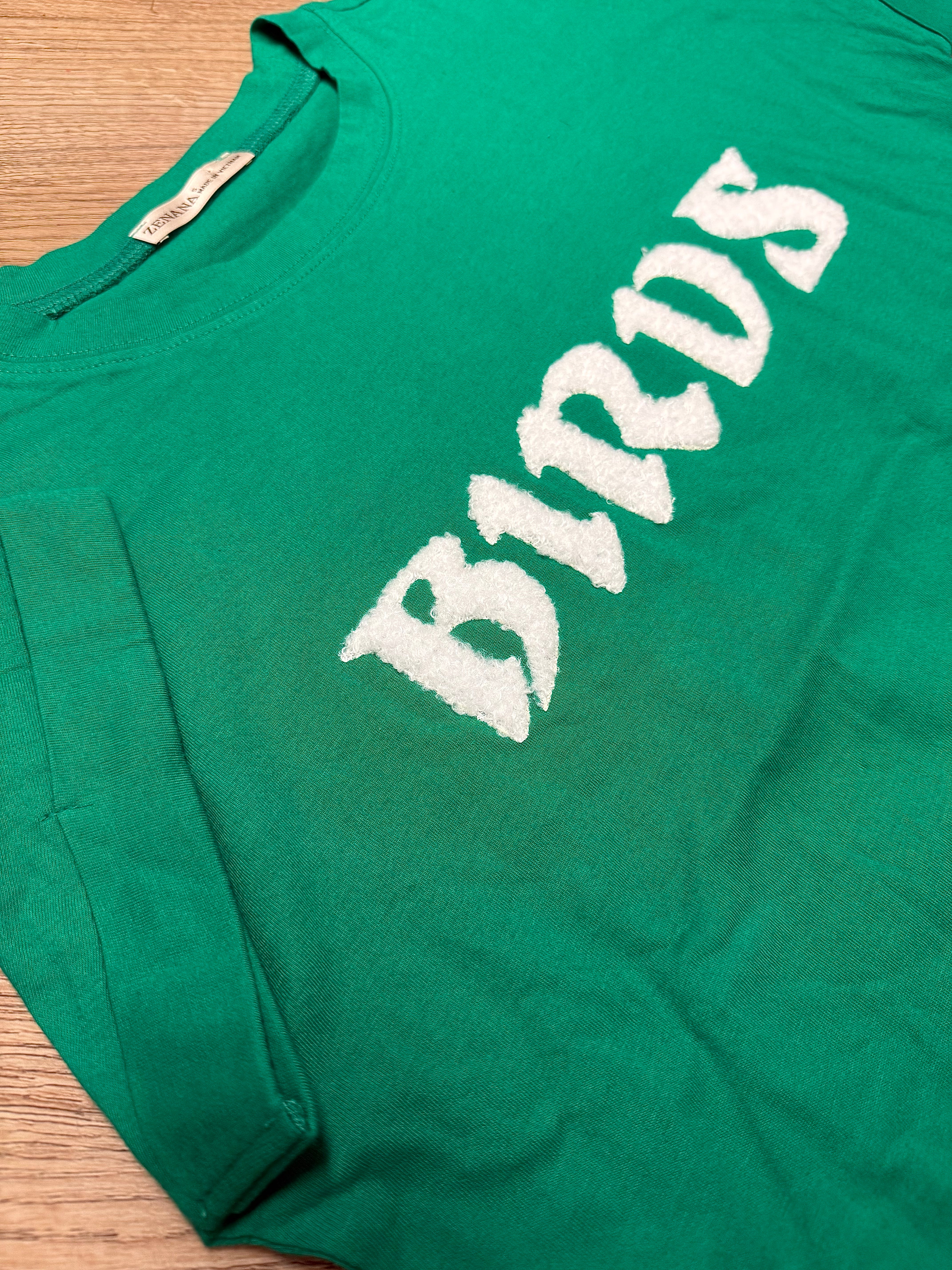 Ladies Birds Cap Sleeve Fitted Tee