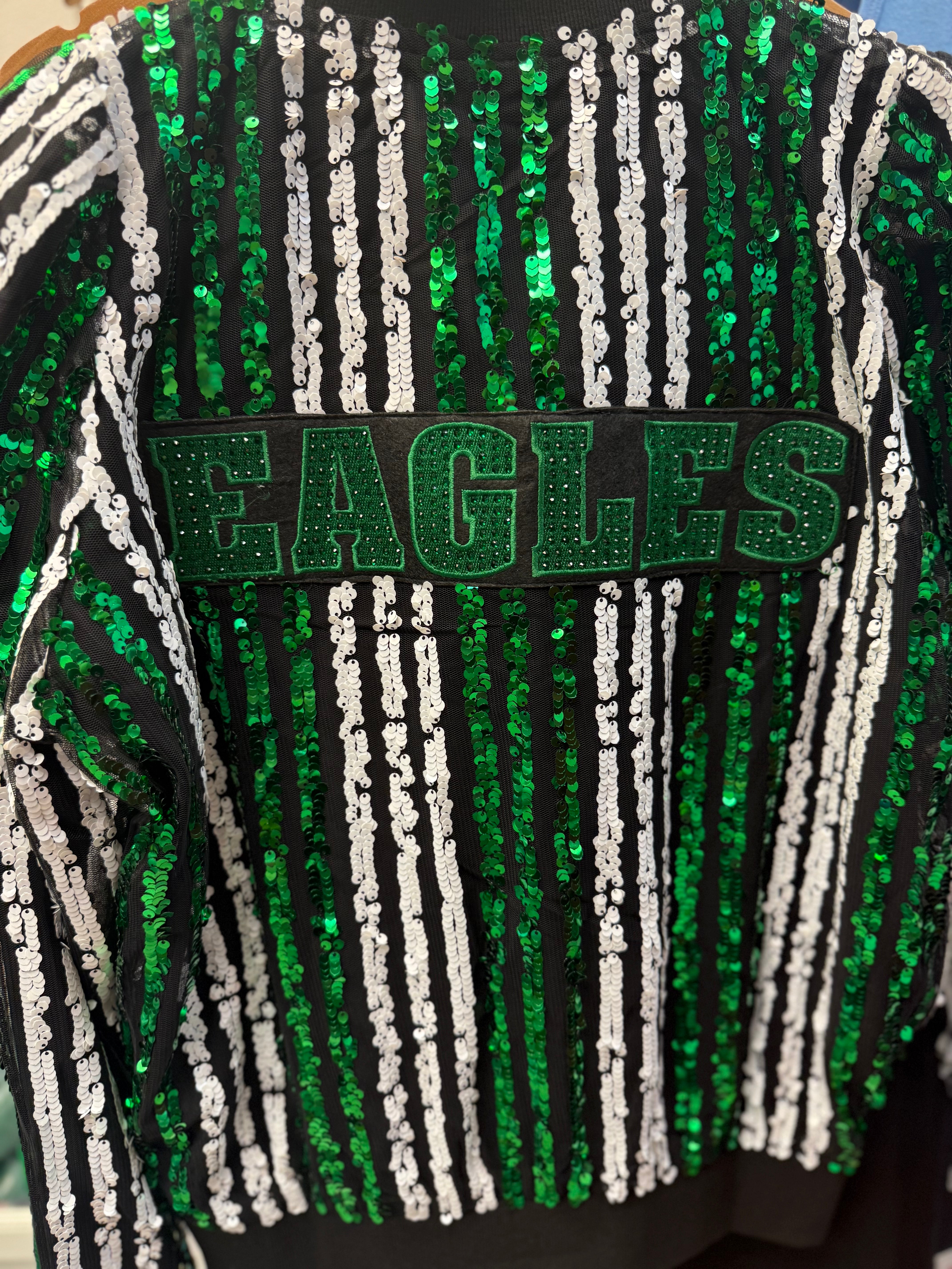Cuce Eagles Bling Two Tone Jacket