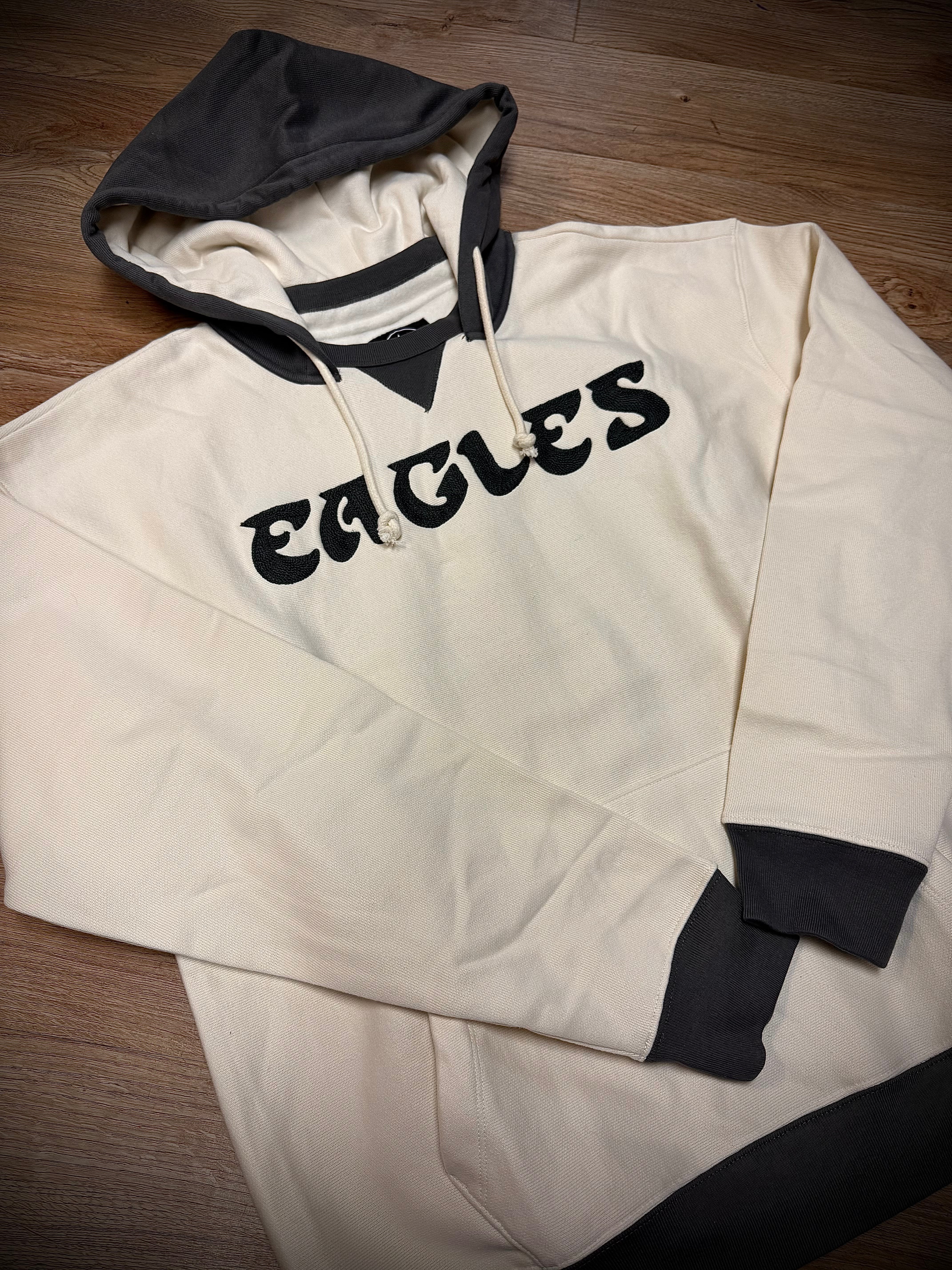 Eagles historic embroidered wordmark hoody