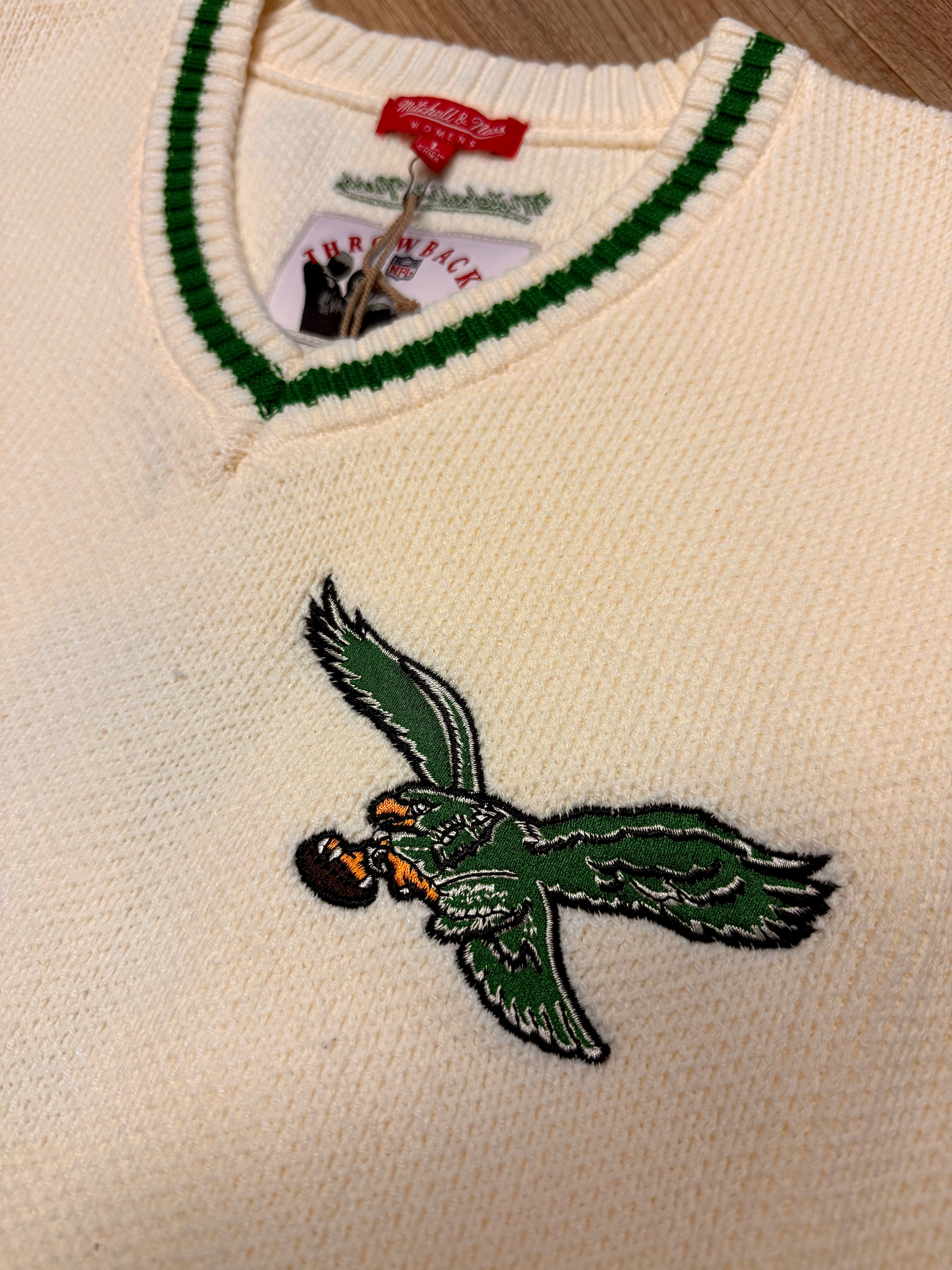 Ladies Eagles Retro Roots Sweater Vest