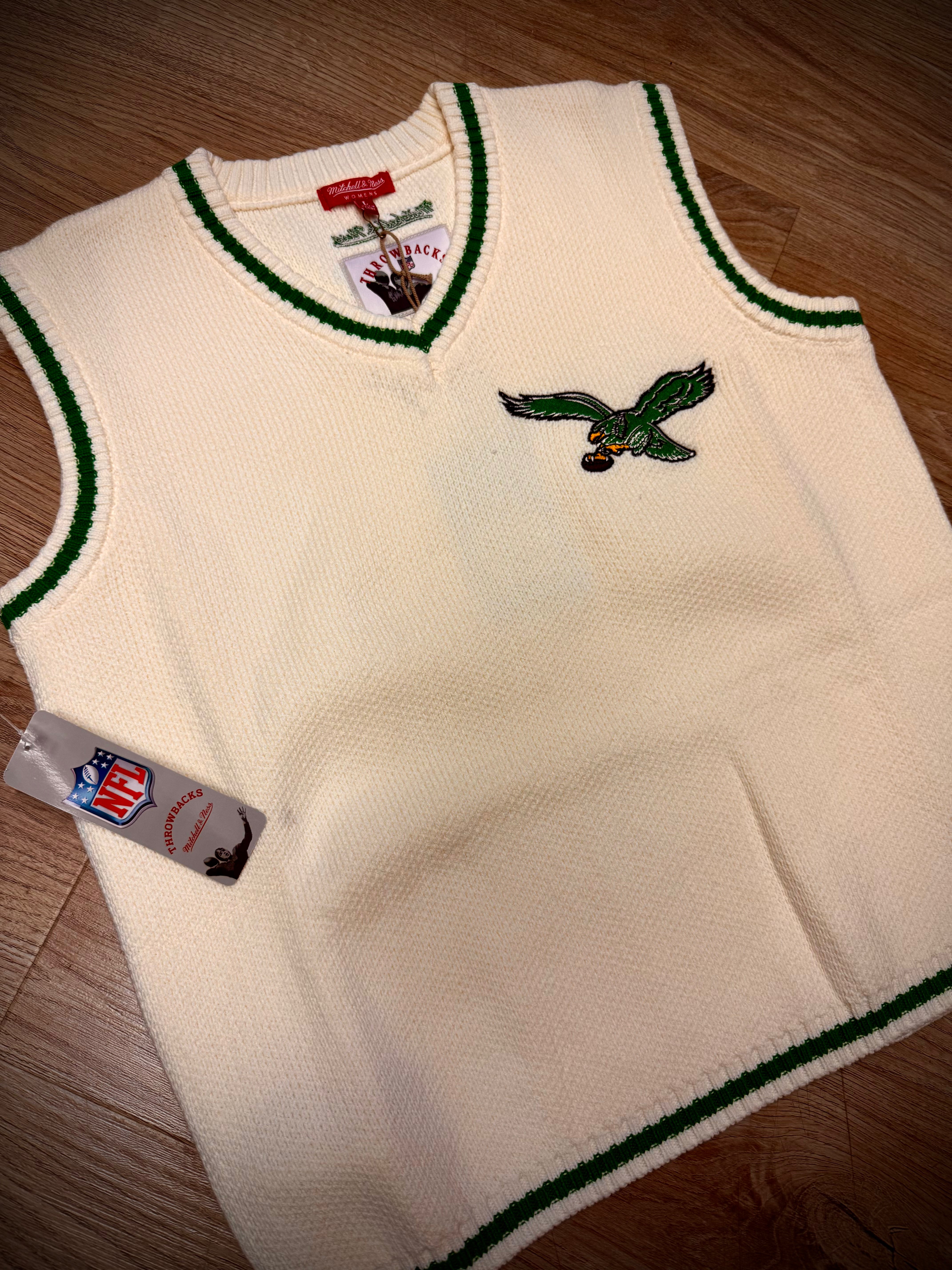 Ladies Eagles Retro Roots Sweater Vest