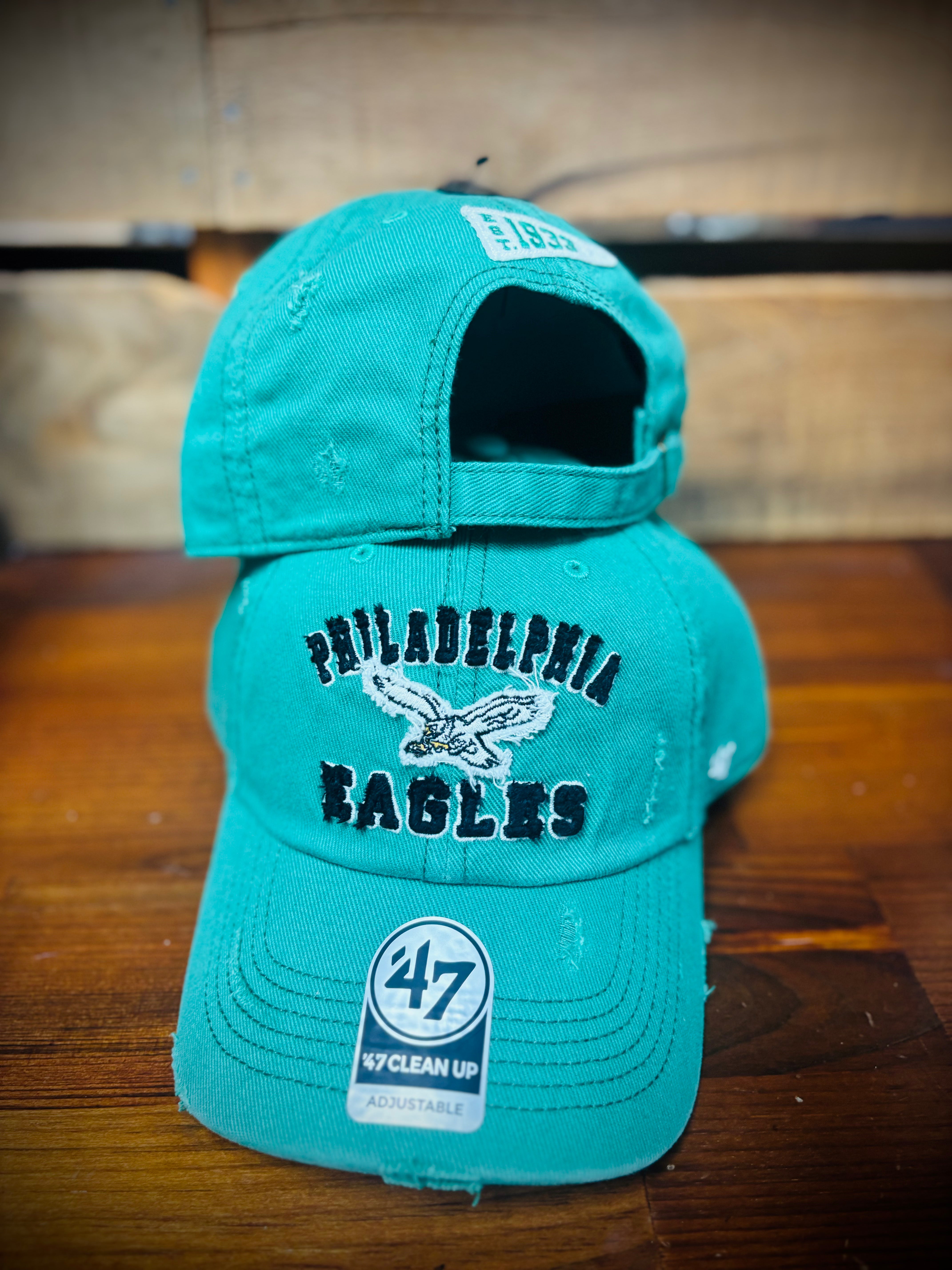Philadelphia Eagles Historic Kelly Green Clean Up Hat