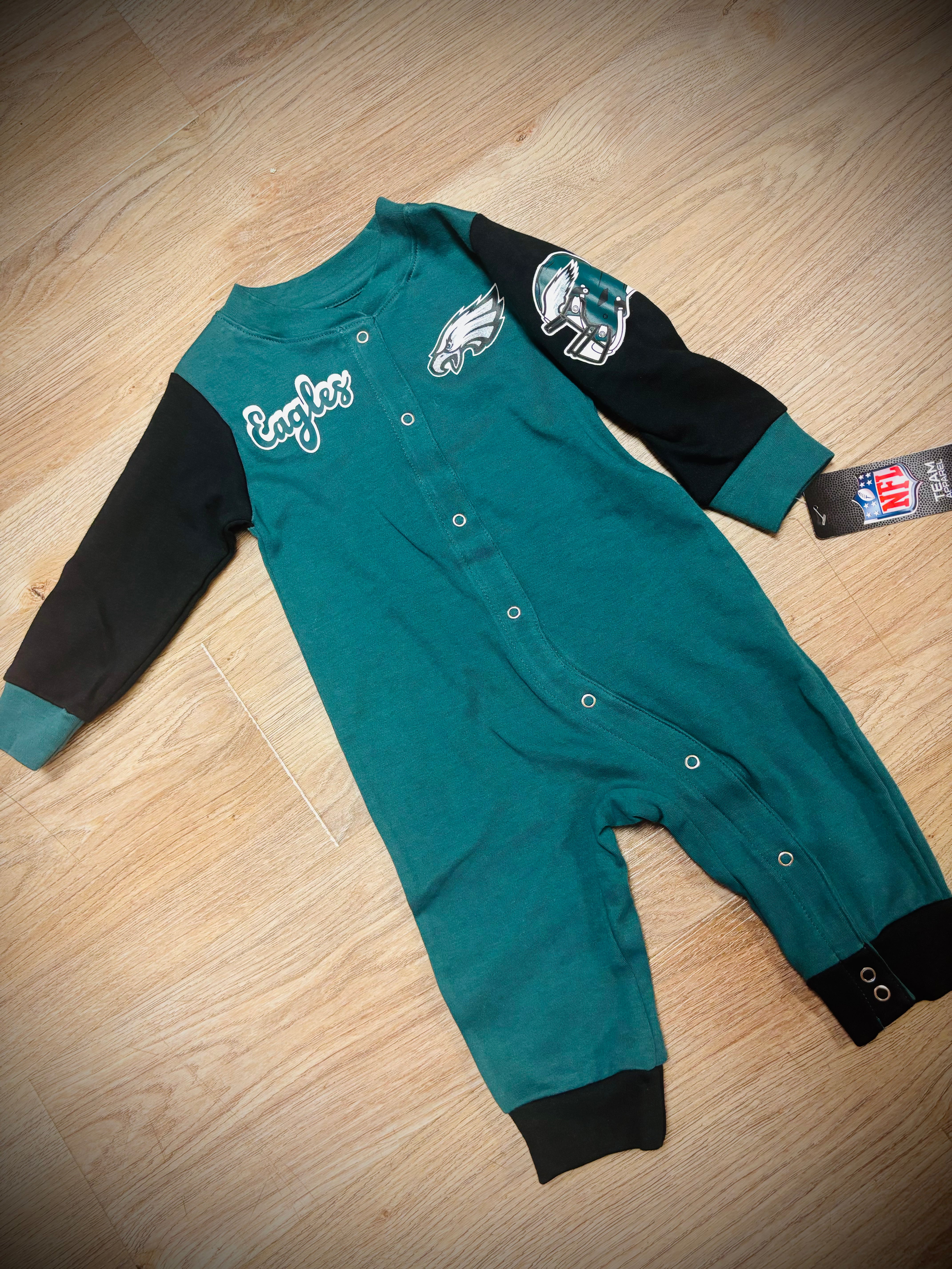 Eagles End Zone Snuggle Long Sleeve Coverall