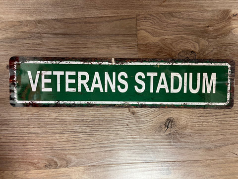 Veterans Stadium Street Sign
