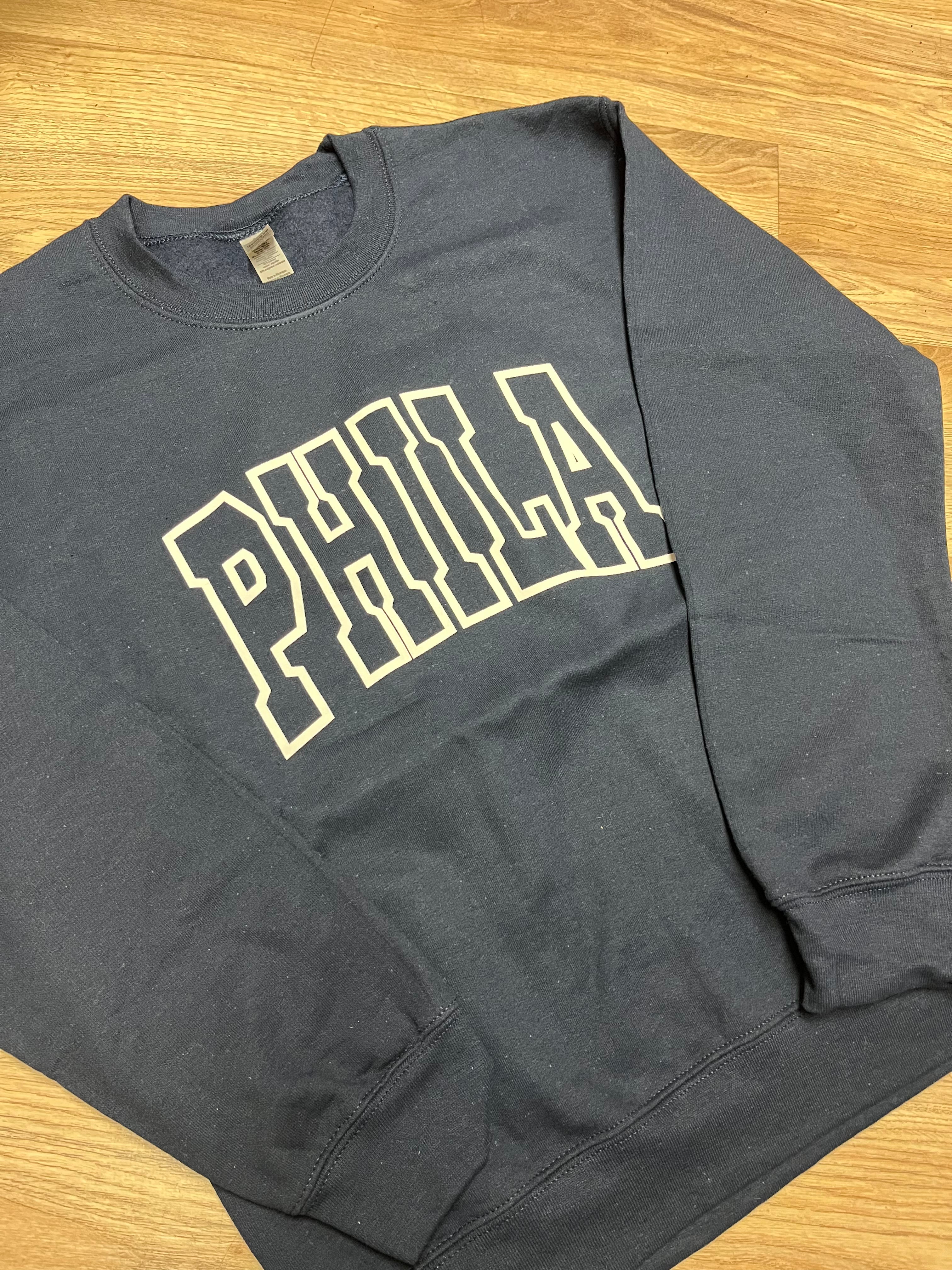 Phila Navy Cozy Crew Sweatshirt