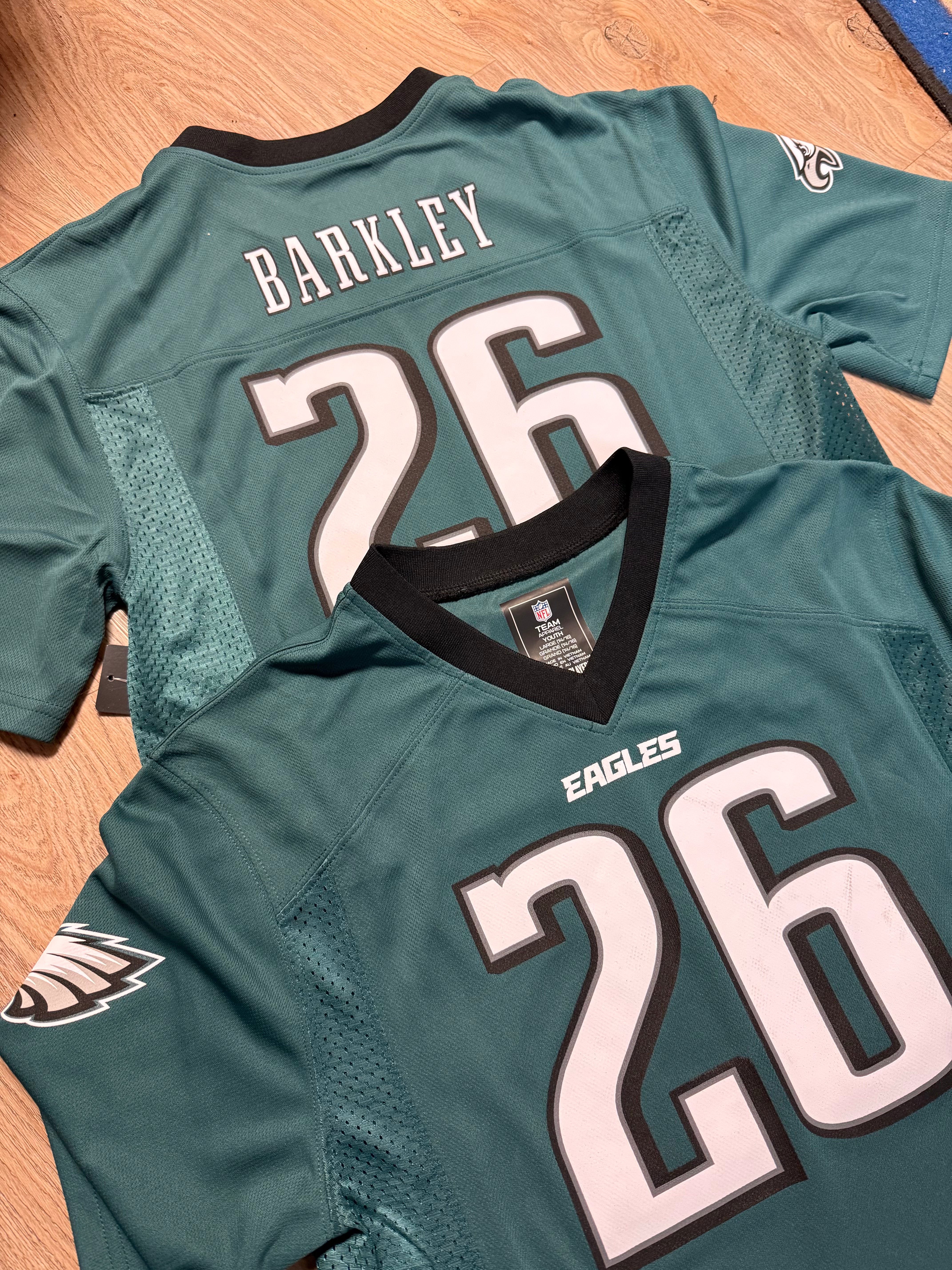 Kids Saquon Barkley Midnight Green Jersey – Monkey's Uncle