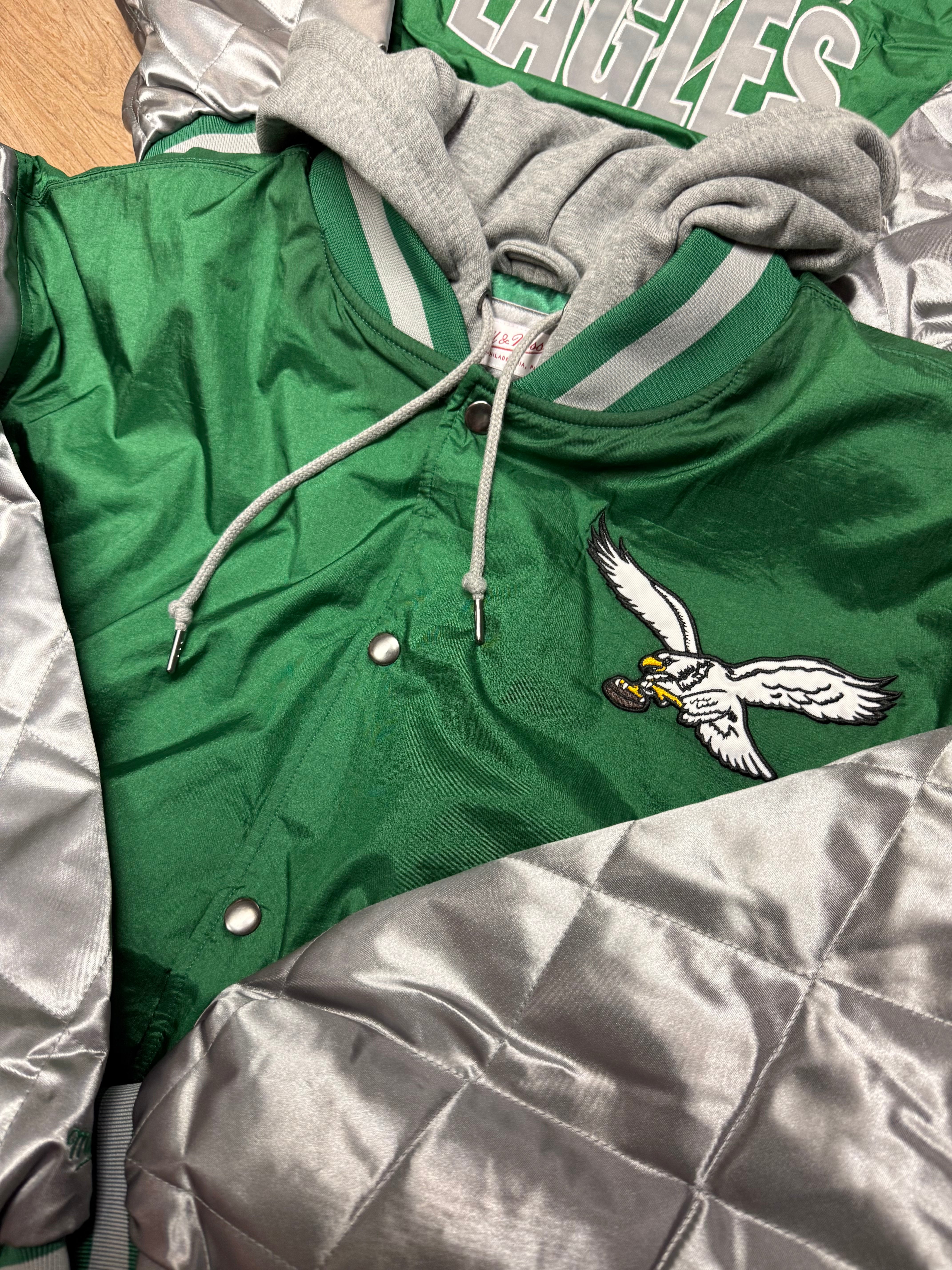 Eagles Diamond Fusion Quilted Button Down Jacket