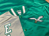 Eagles Throwback Lightweight Two Tone Satin Jacket