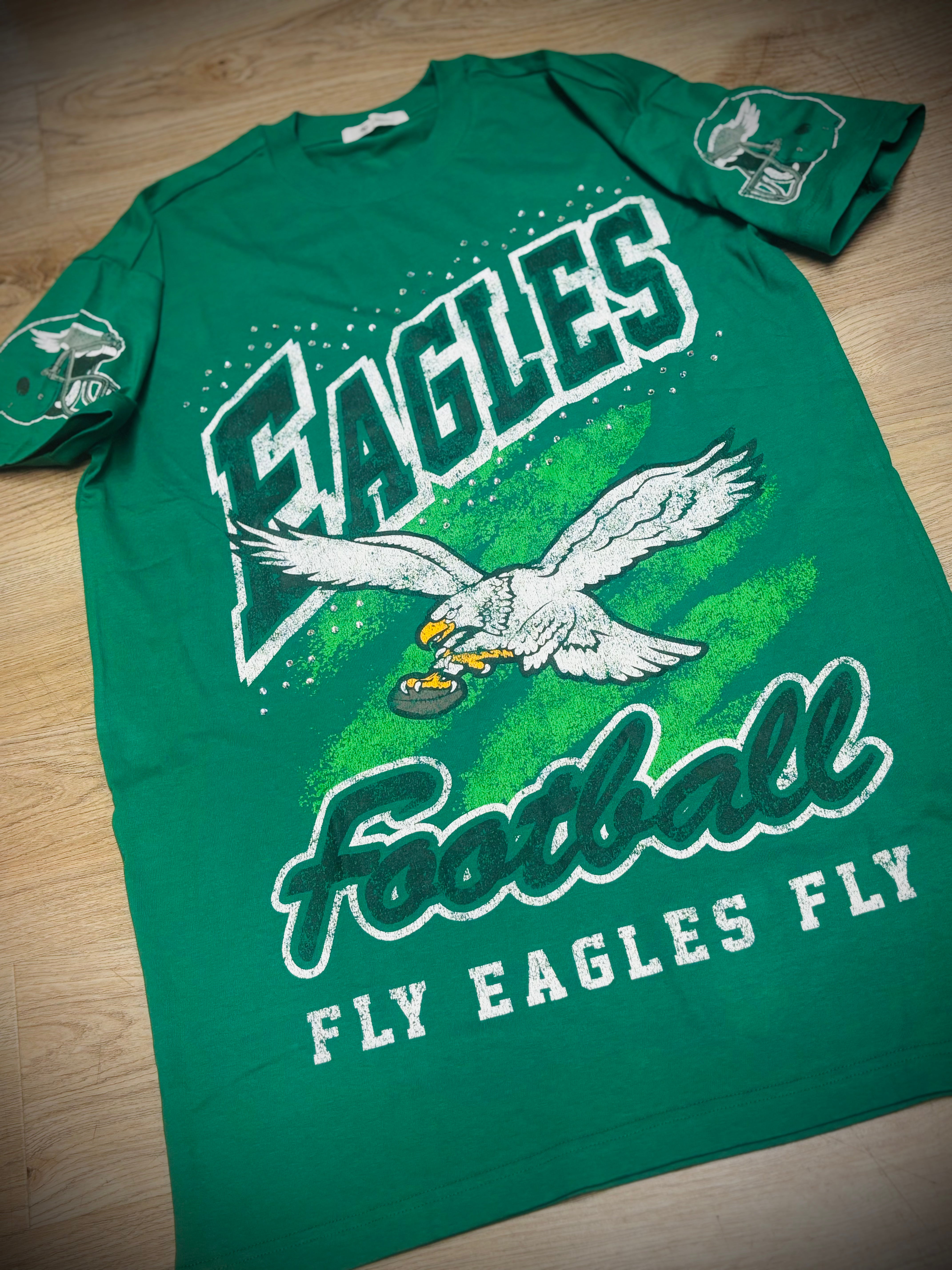 Philadelphia Eagles Historic Gemstone Swash T Shirt Dress