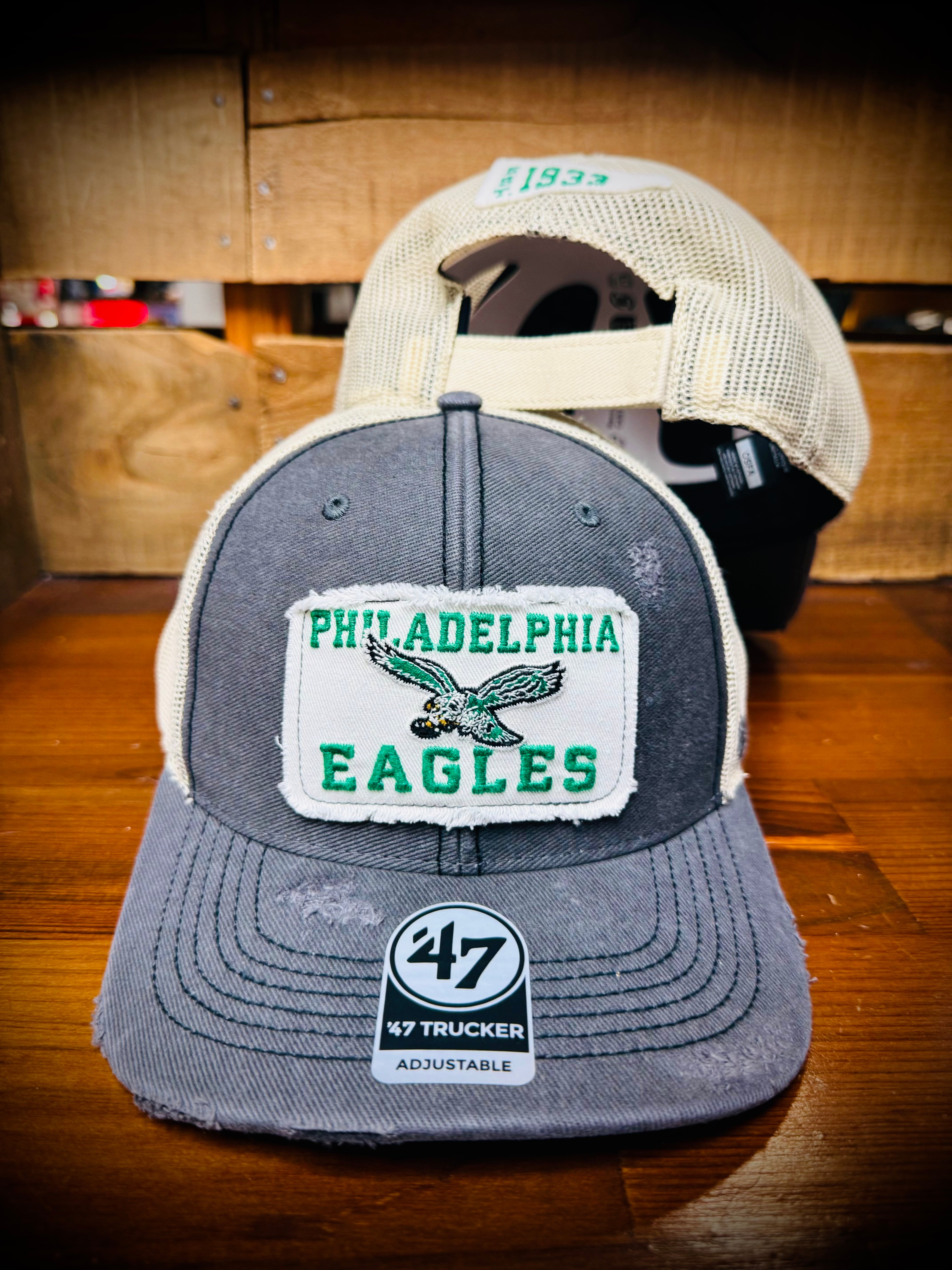 Philadelphia Eagles Grey Historic Trucker Hat