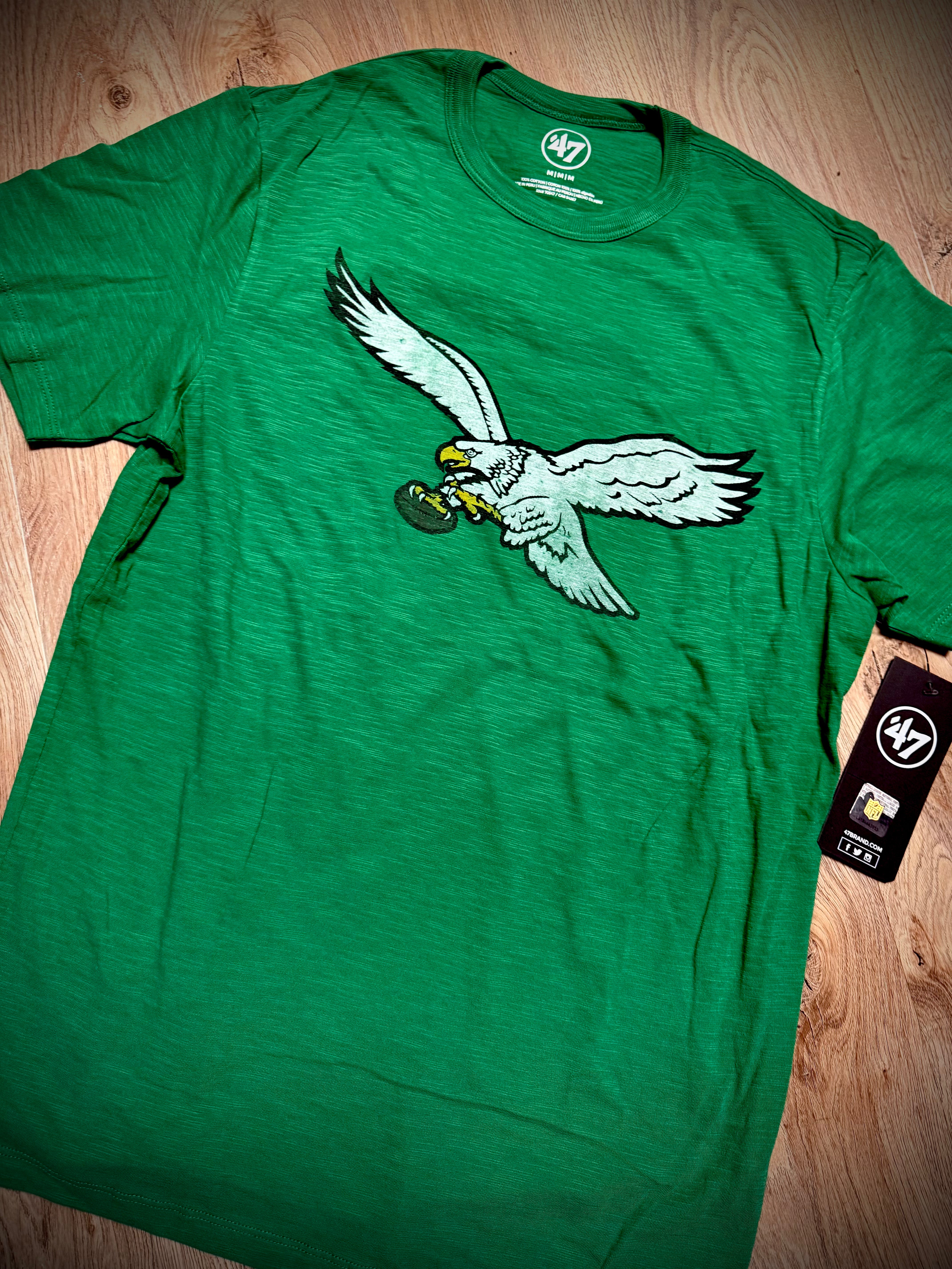 Eagles Kelly Green Scrum Tee