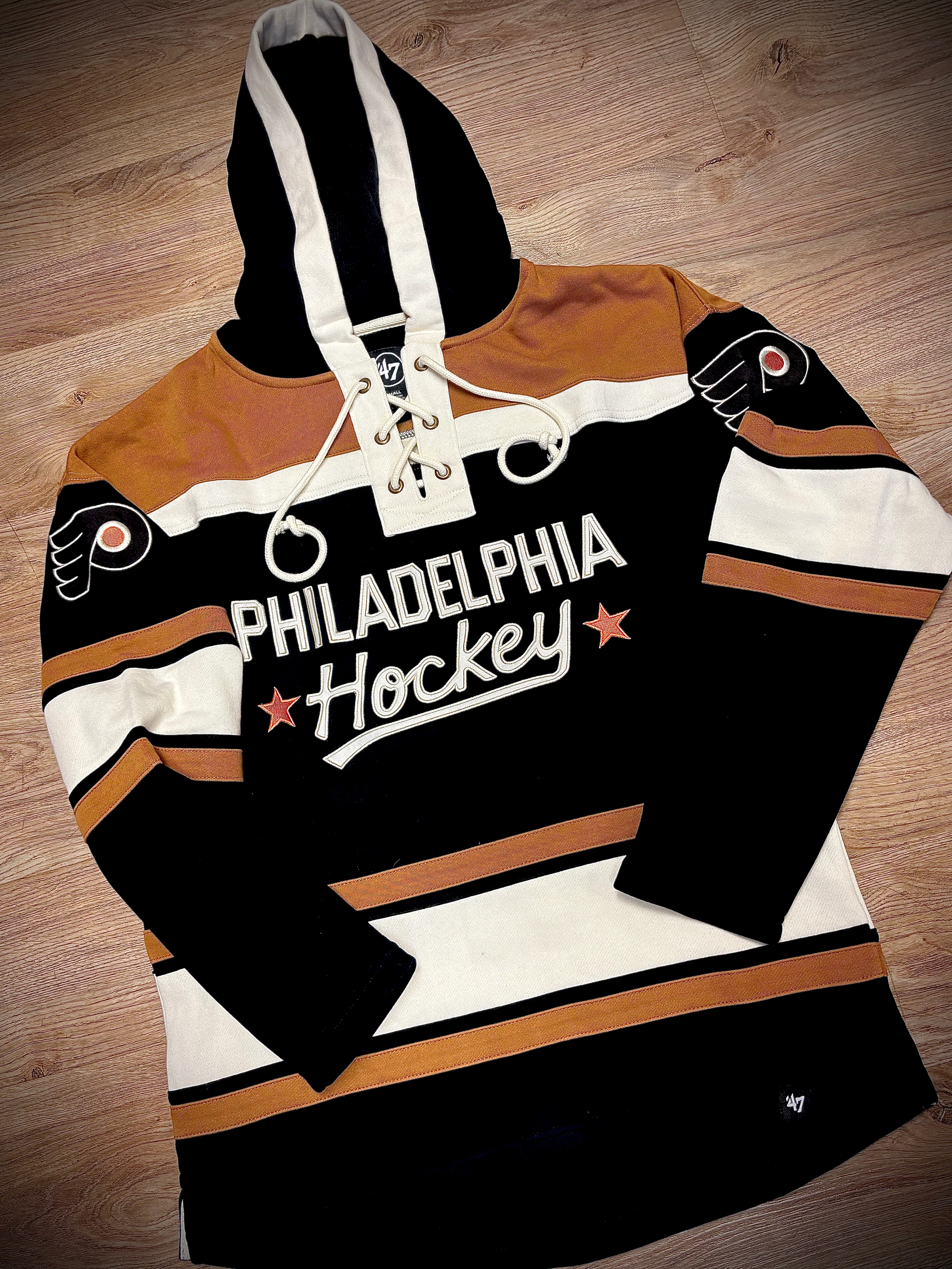 Flyers Jet Black Script 47 Lace Hoodie