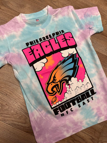 Eagles Touch the Sky Tie Dye tee