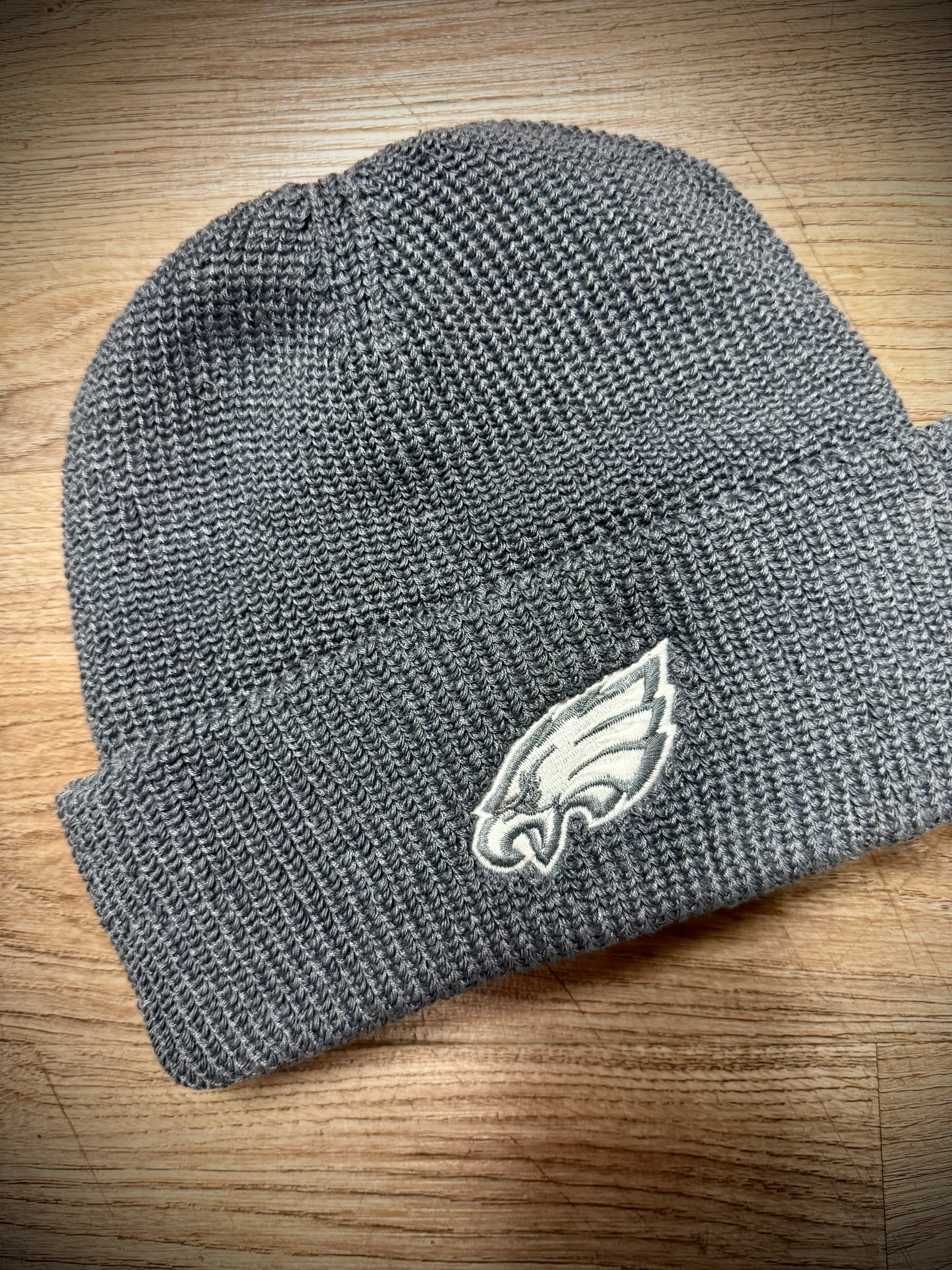 Eagles Wolf Grey Foundational Cuff Knit