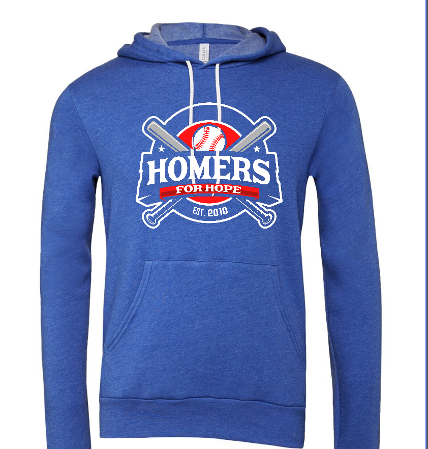 Homers for Hope Cross Bat Hoodie