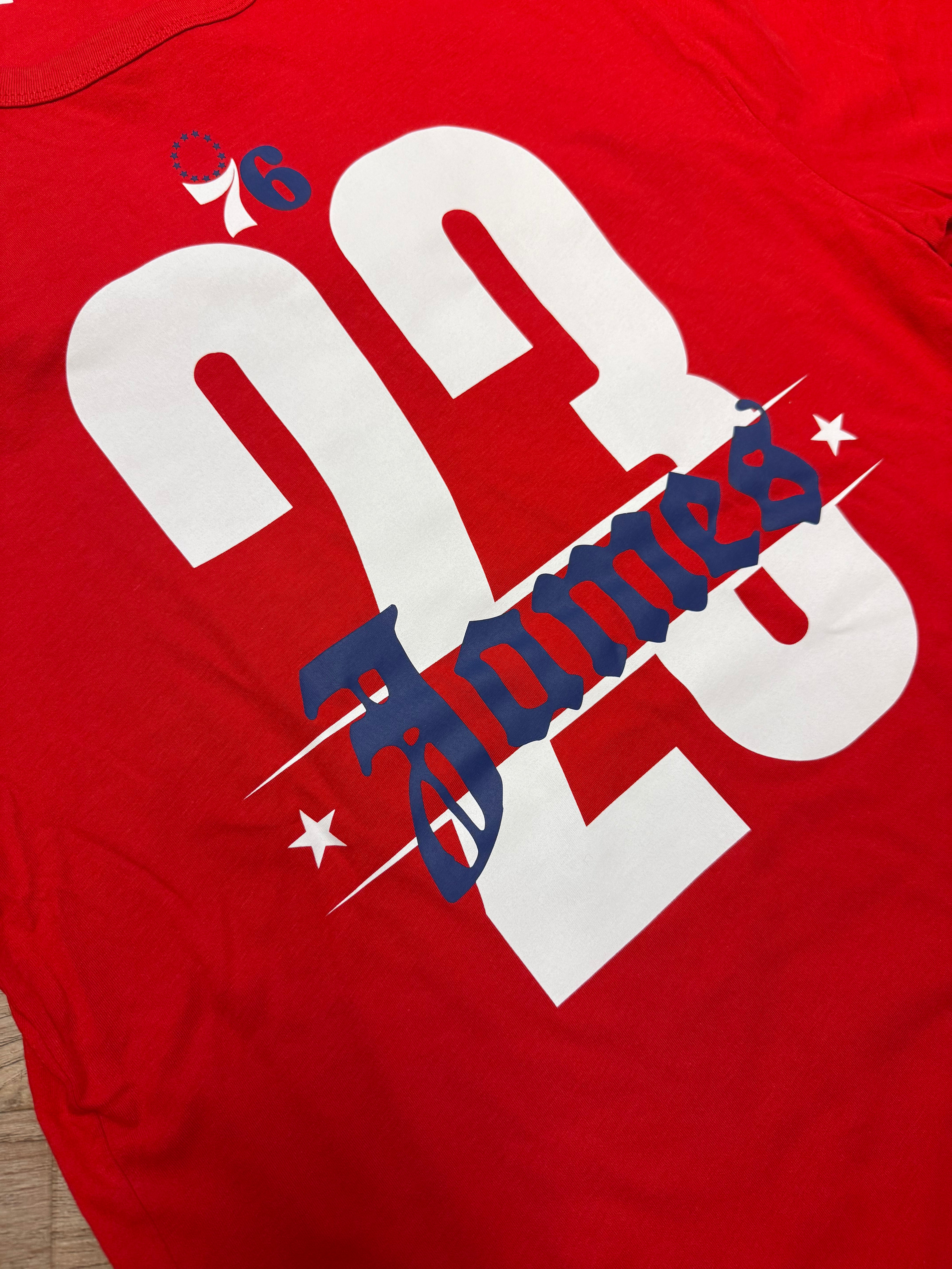 LeBron James Sixers Old English Tee