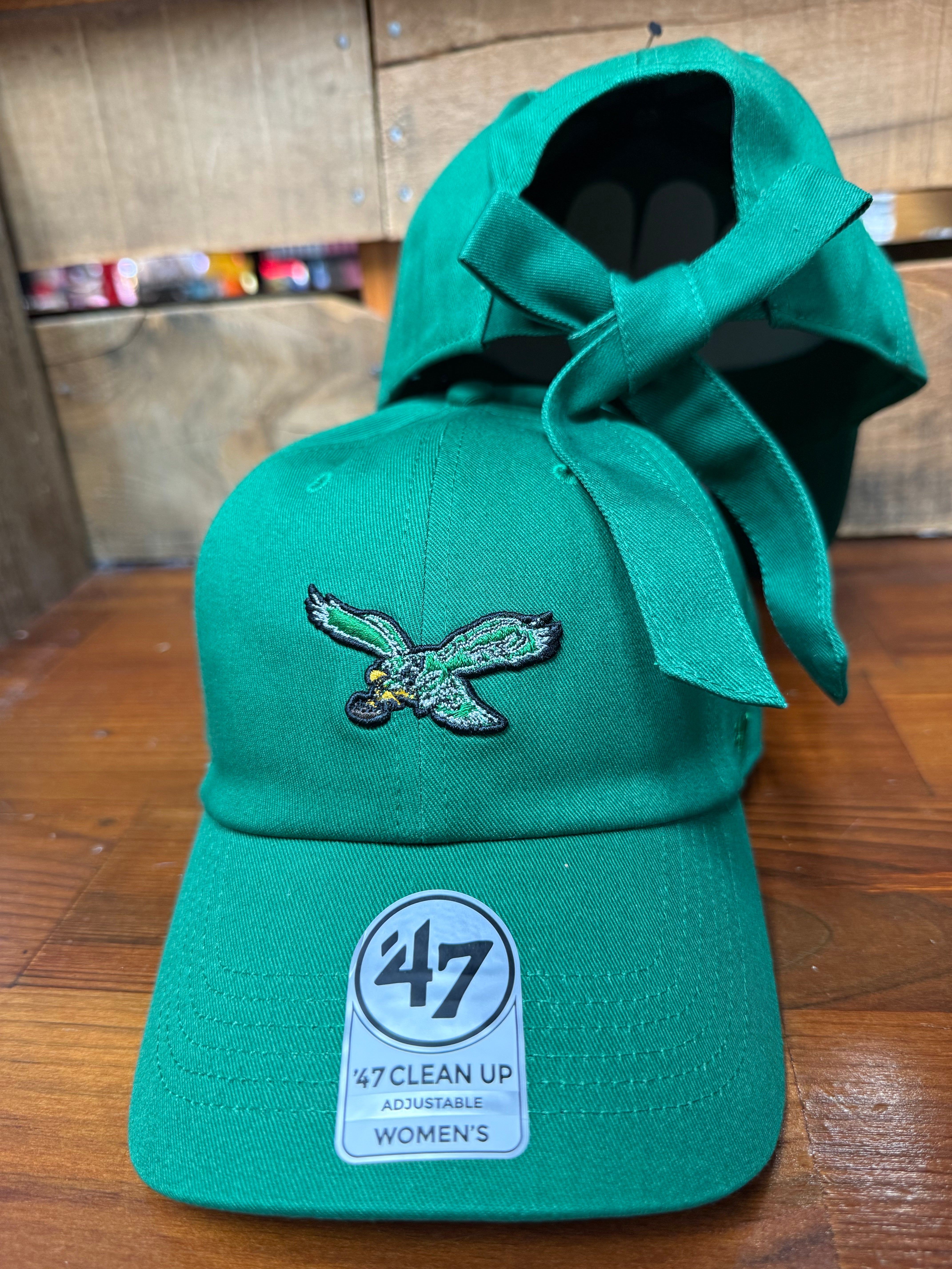 Ladies Eagles Kelly Bow Back Hat