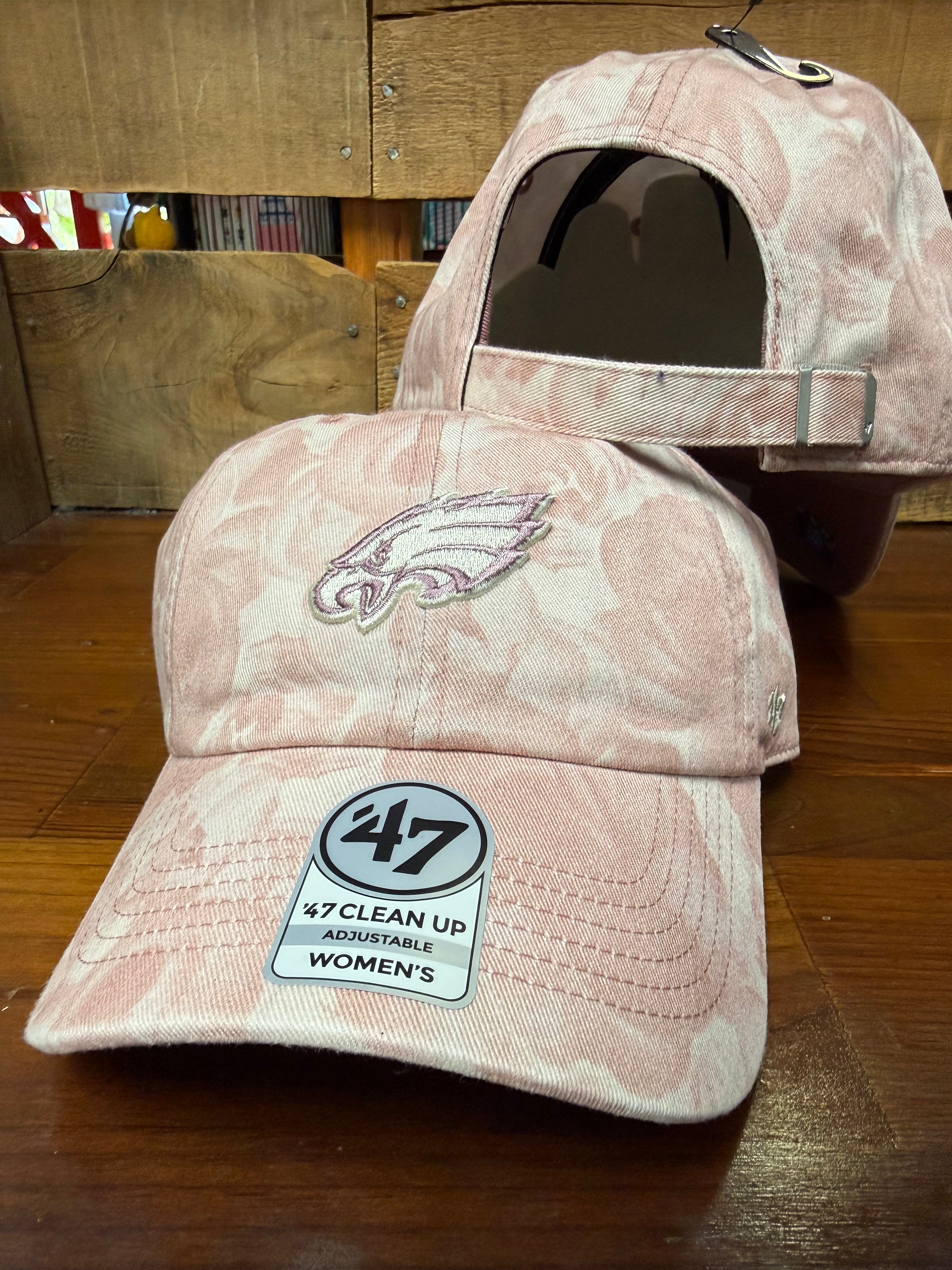 Ladies Eagles Mauve Gardenia Clean Up Hat