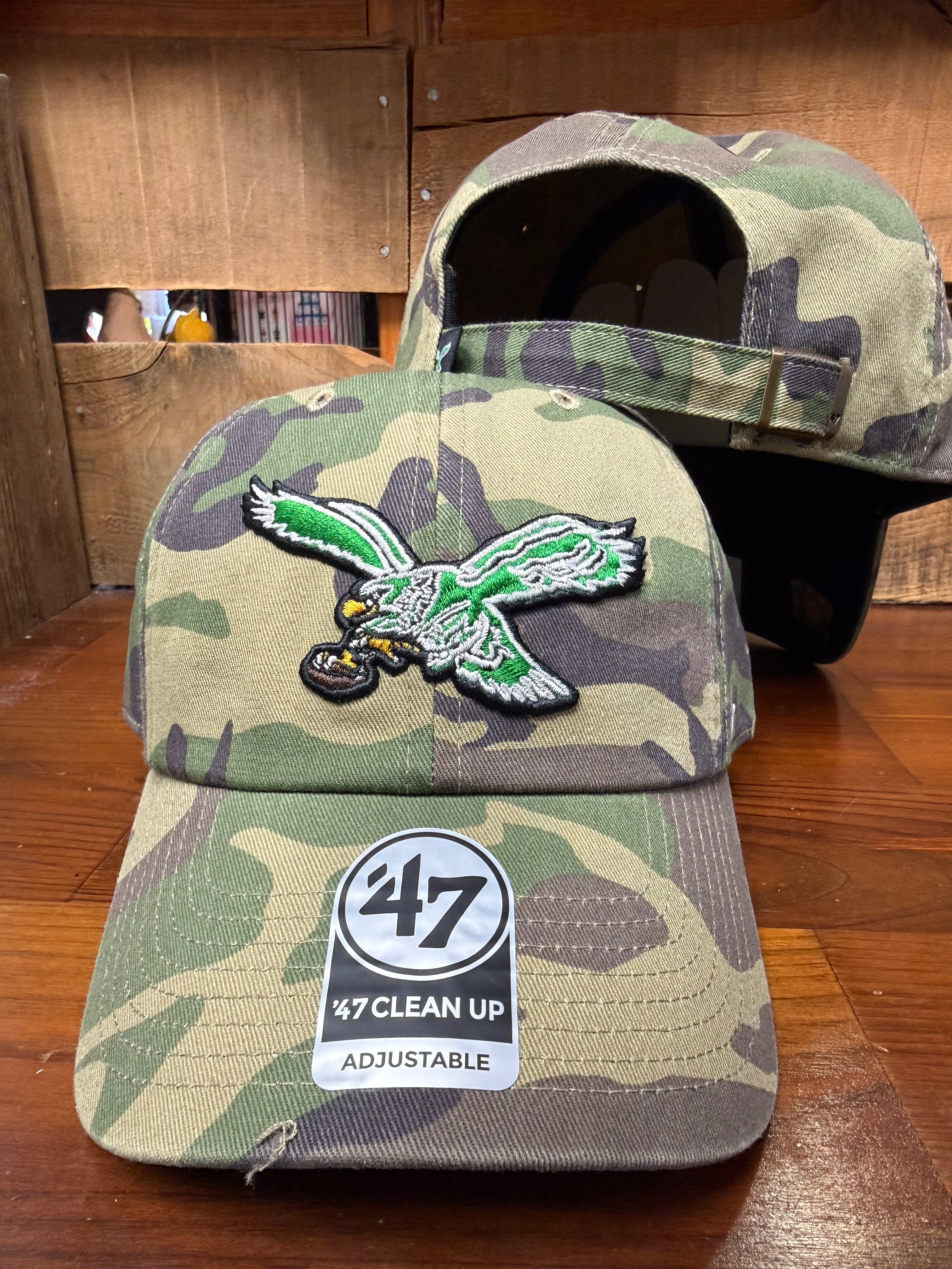 Philadelphia Eagles Throwback Camo Cleanup Hat