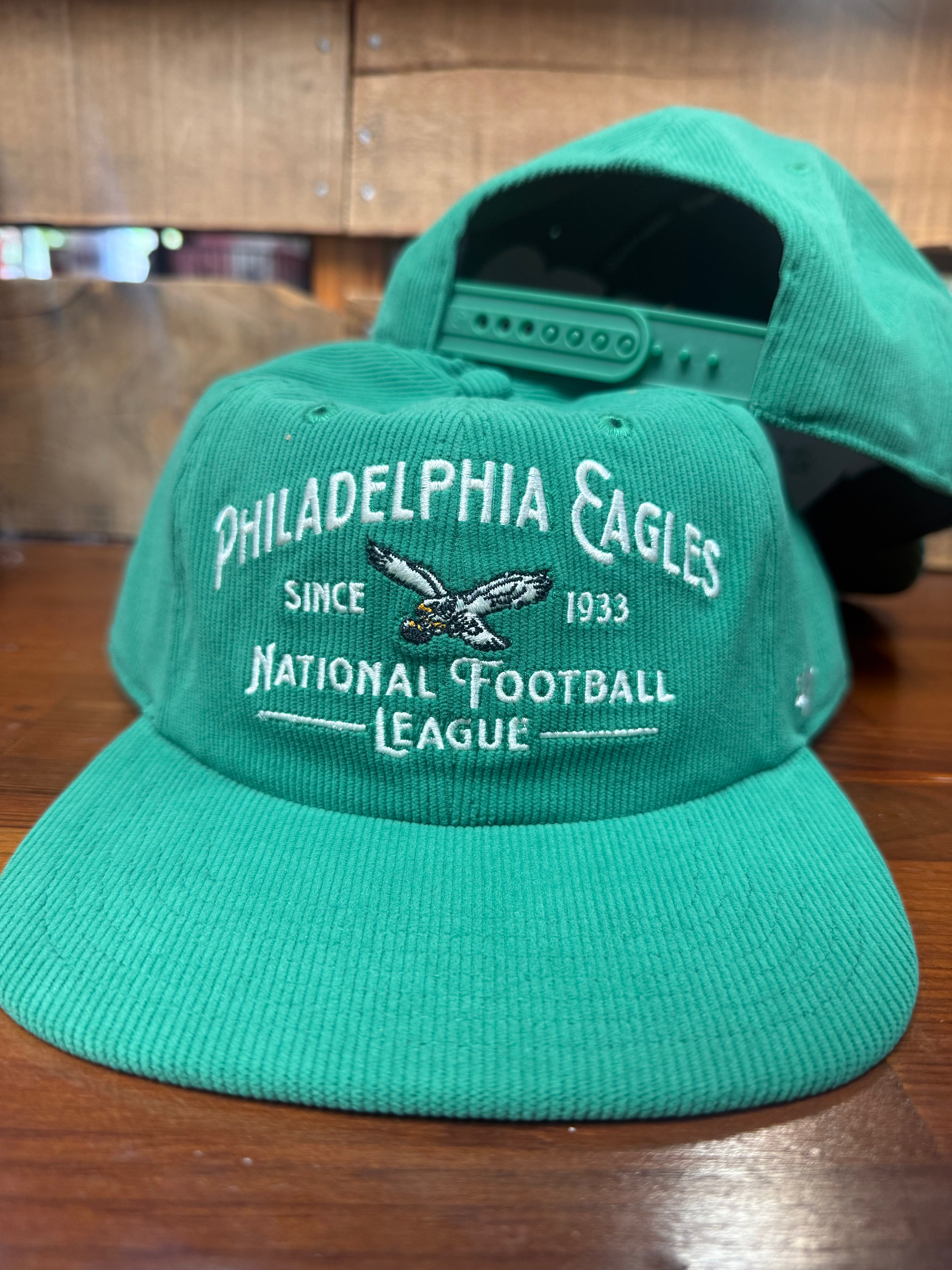 Eagles Throwback Whitlock Captain Corduroy Hat