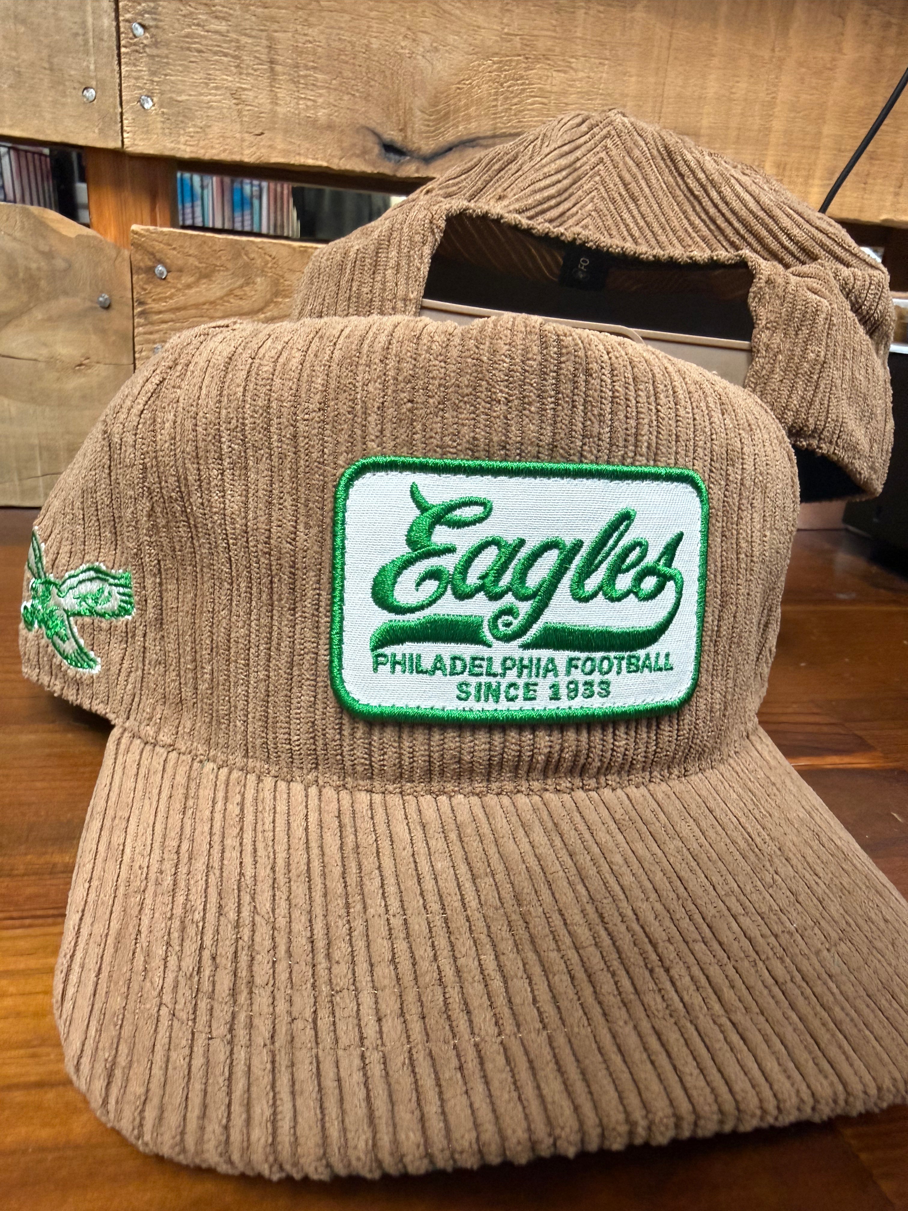 Eagles Throwback Pinecone Corduroy Patch Hat