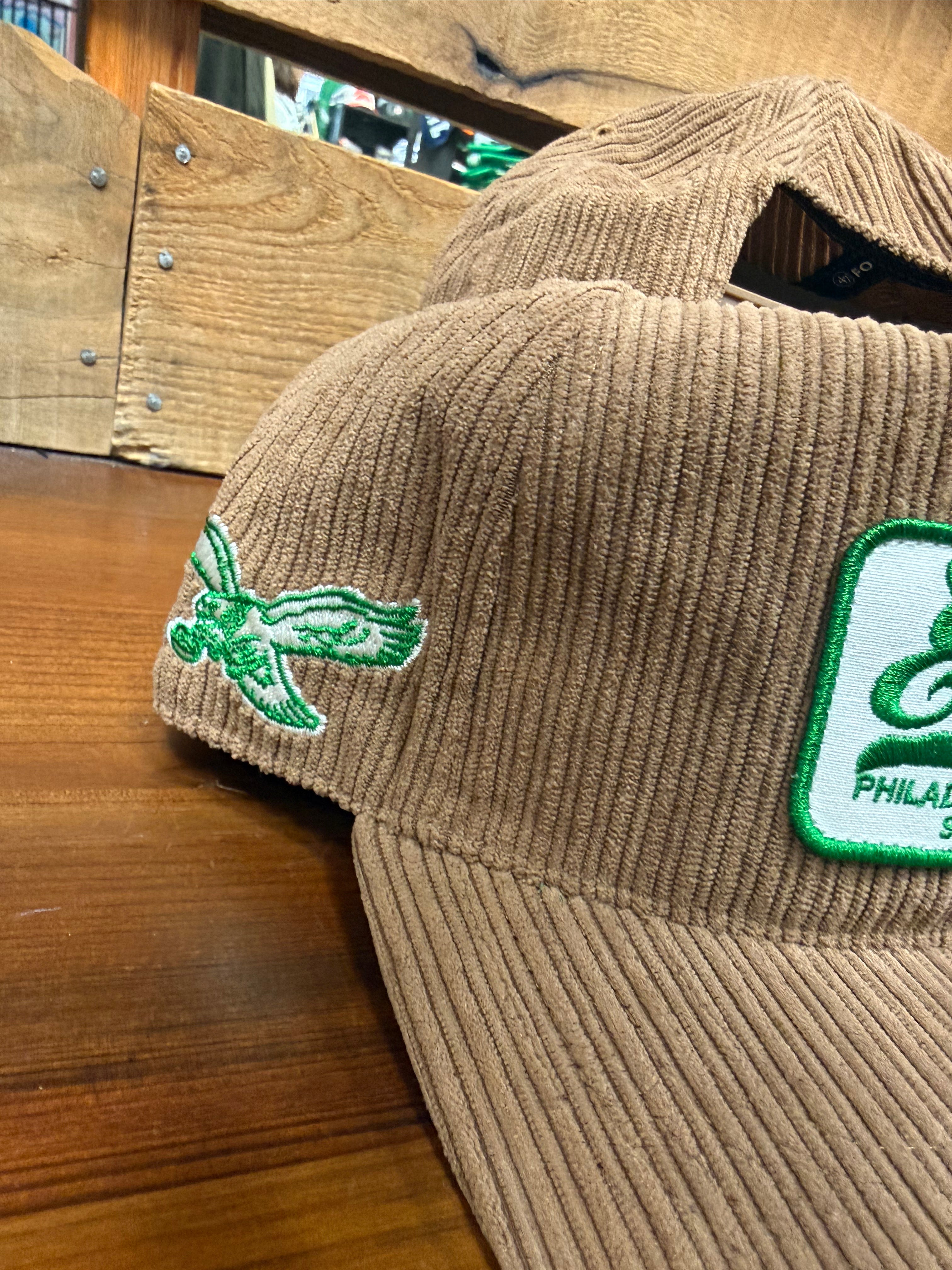 Eagles Throwback Pinecone Corduroy Patch Hat
