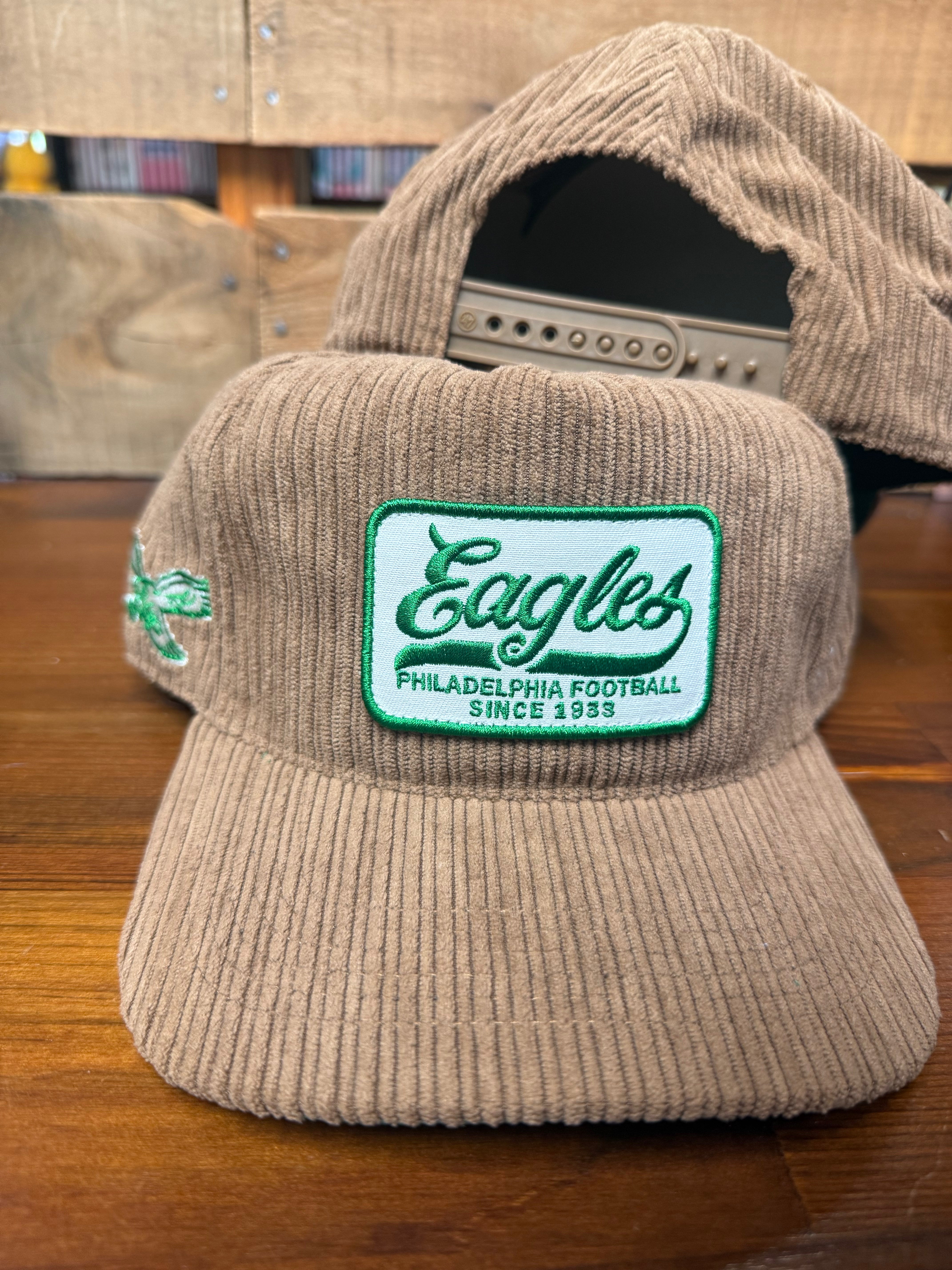 Eagles Throwback Pinecone Corduroy Patch Hat
