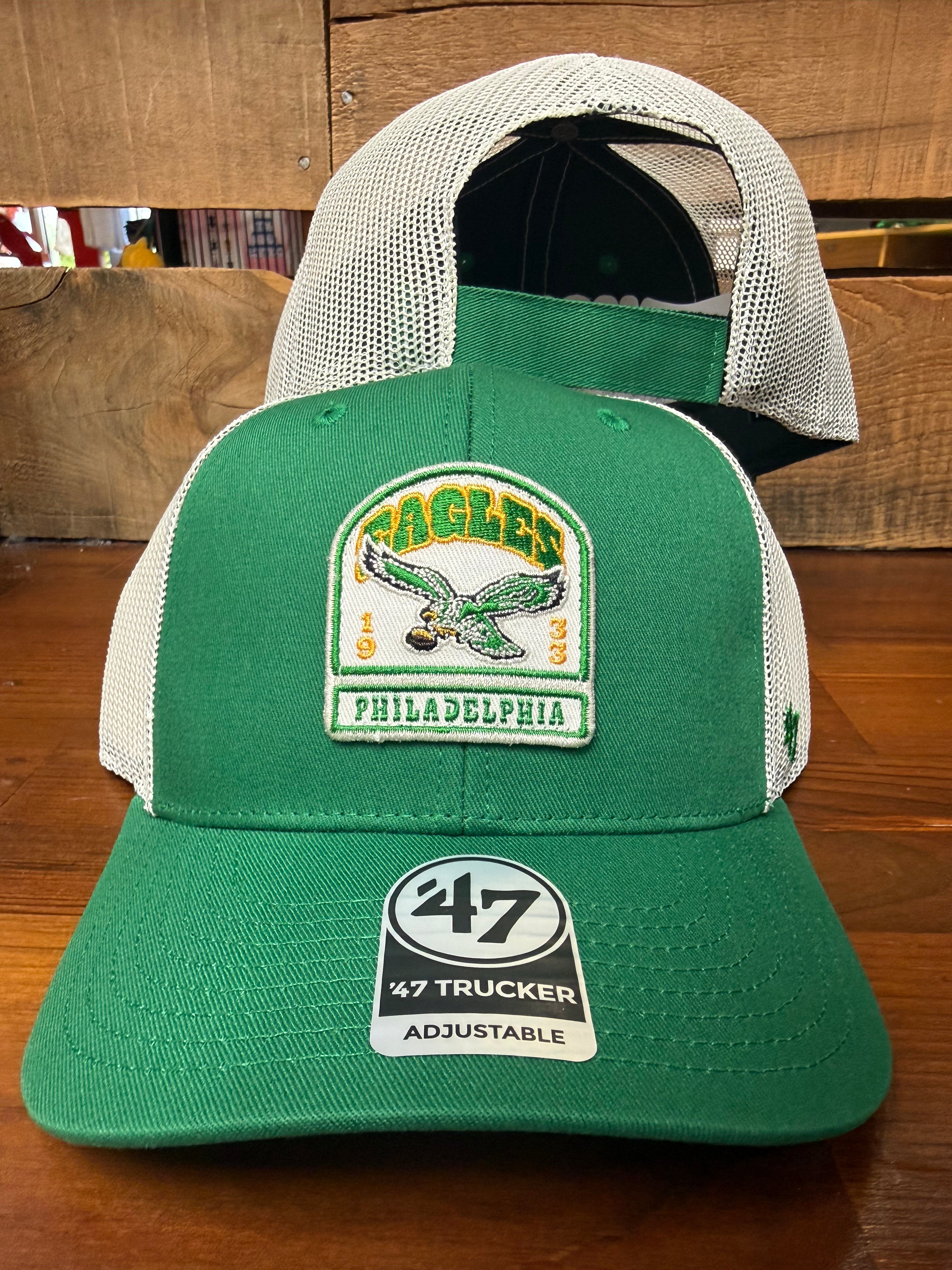 Eagles Kelly Headstone Strap Trucker Hat