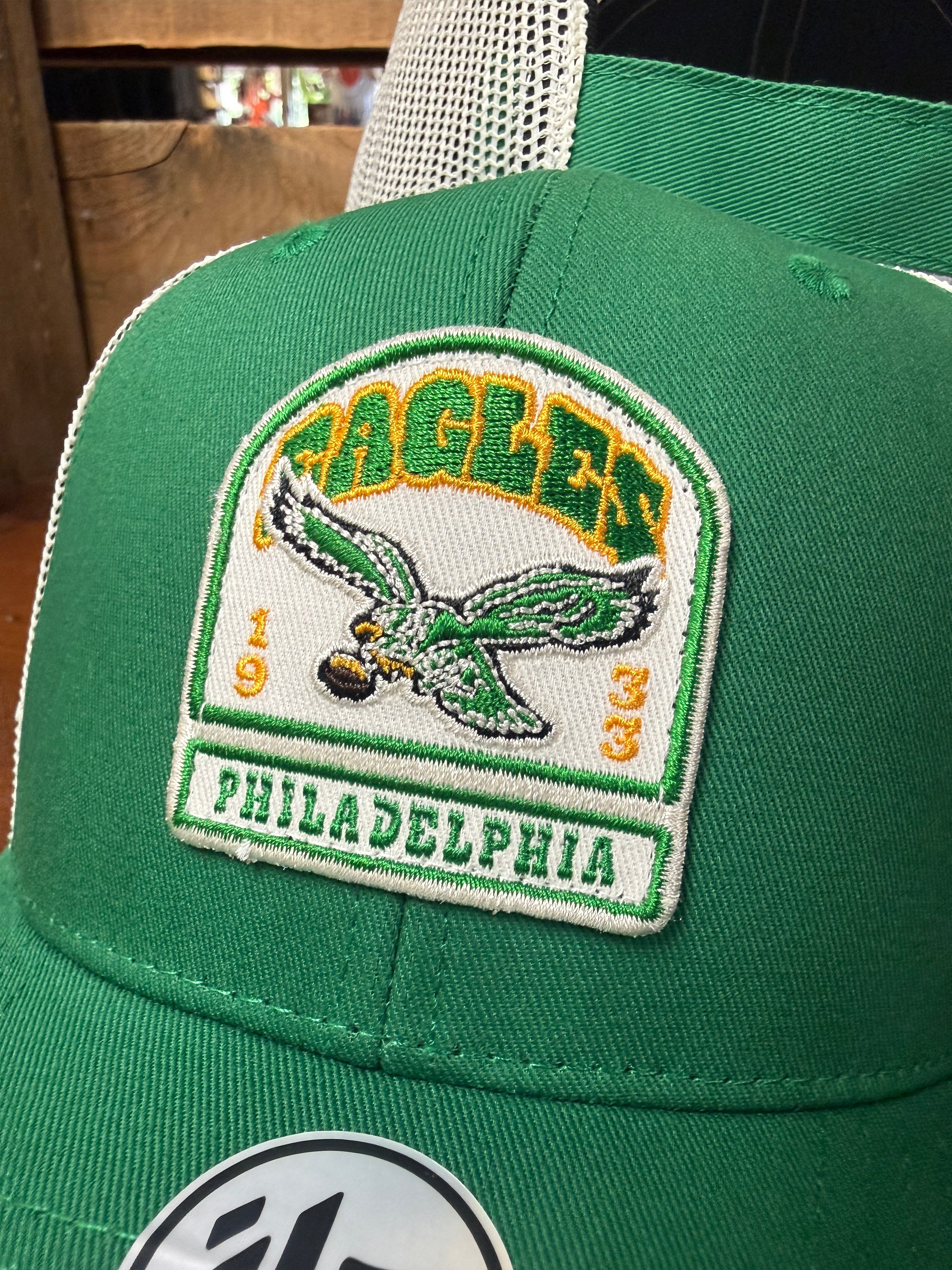 Eagles Kelly Headstone Strap Trucker Hat