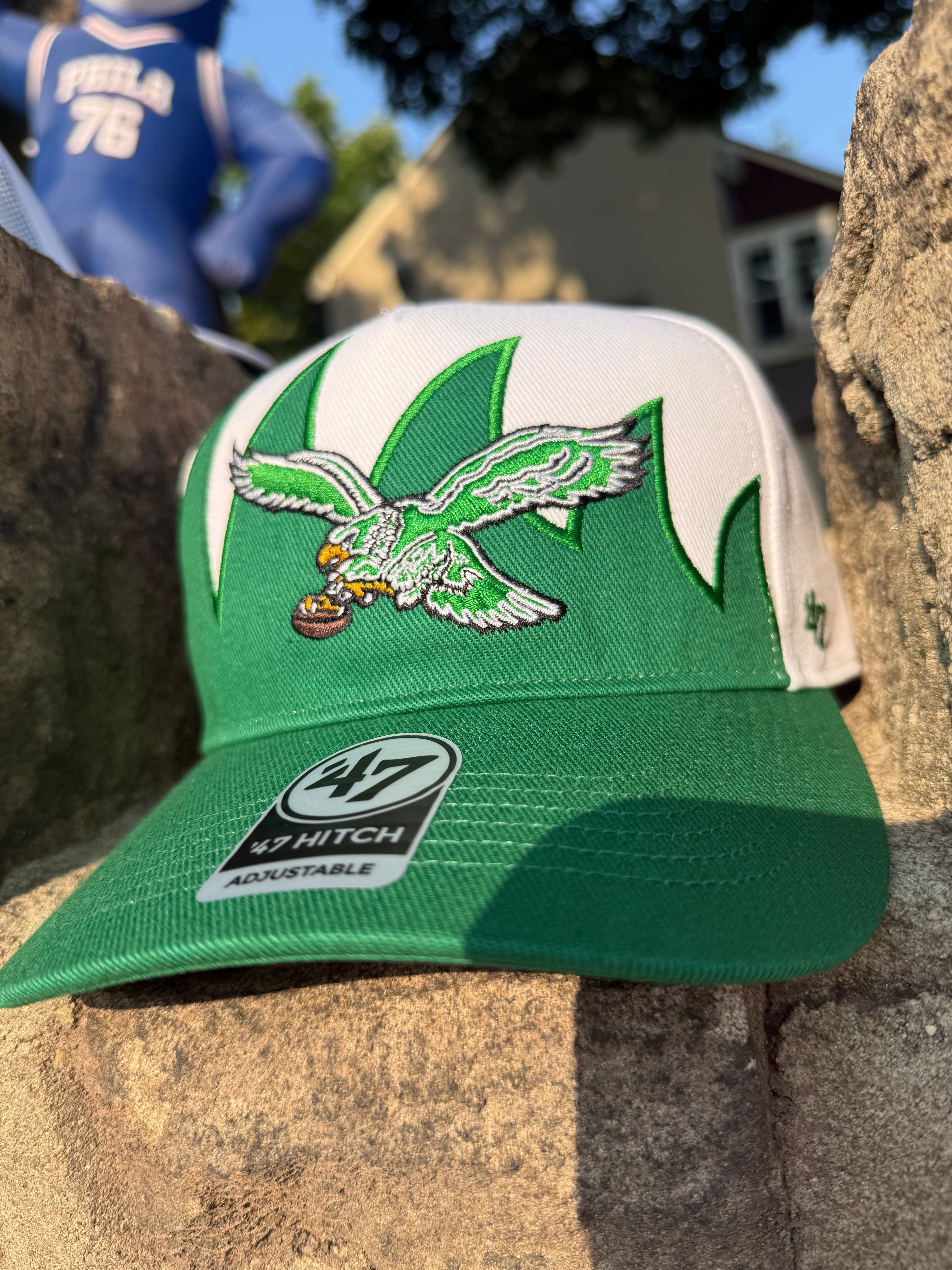 Eagles Throwback 1990’s Jagged Shark Tooth Hitch Snapback Hat