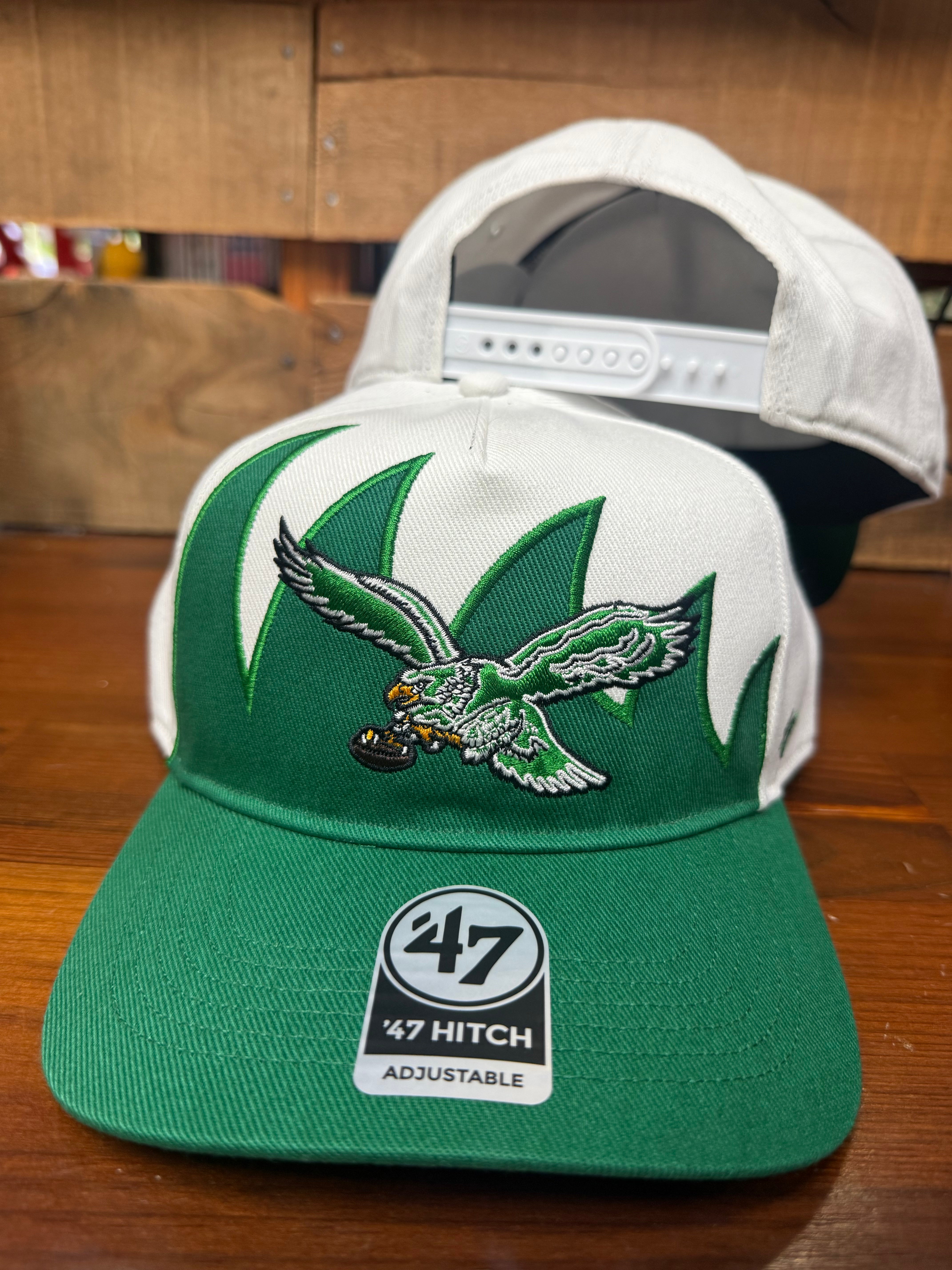 Eagles Throwback 1990’s Jagged Shark Tooth Hitch Snapback Hat