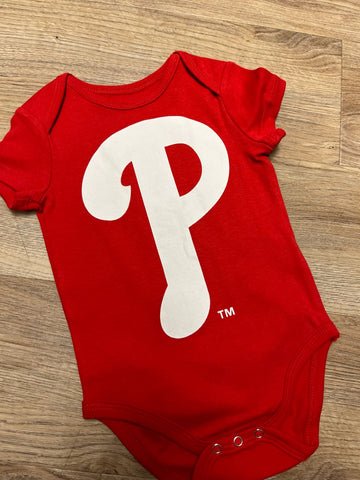 Phillies Baby Primary Logo Onsie