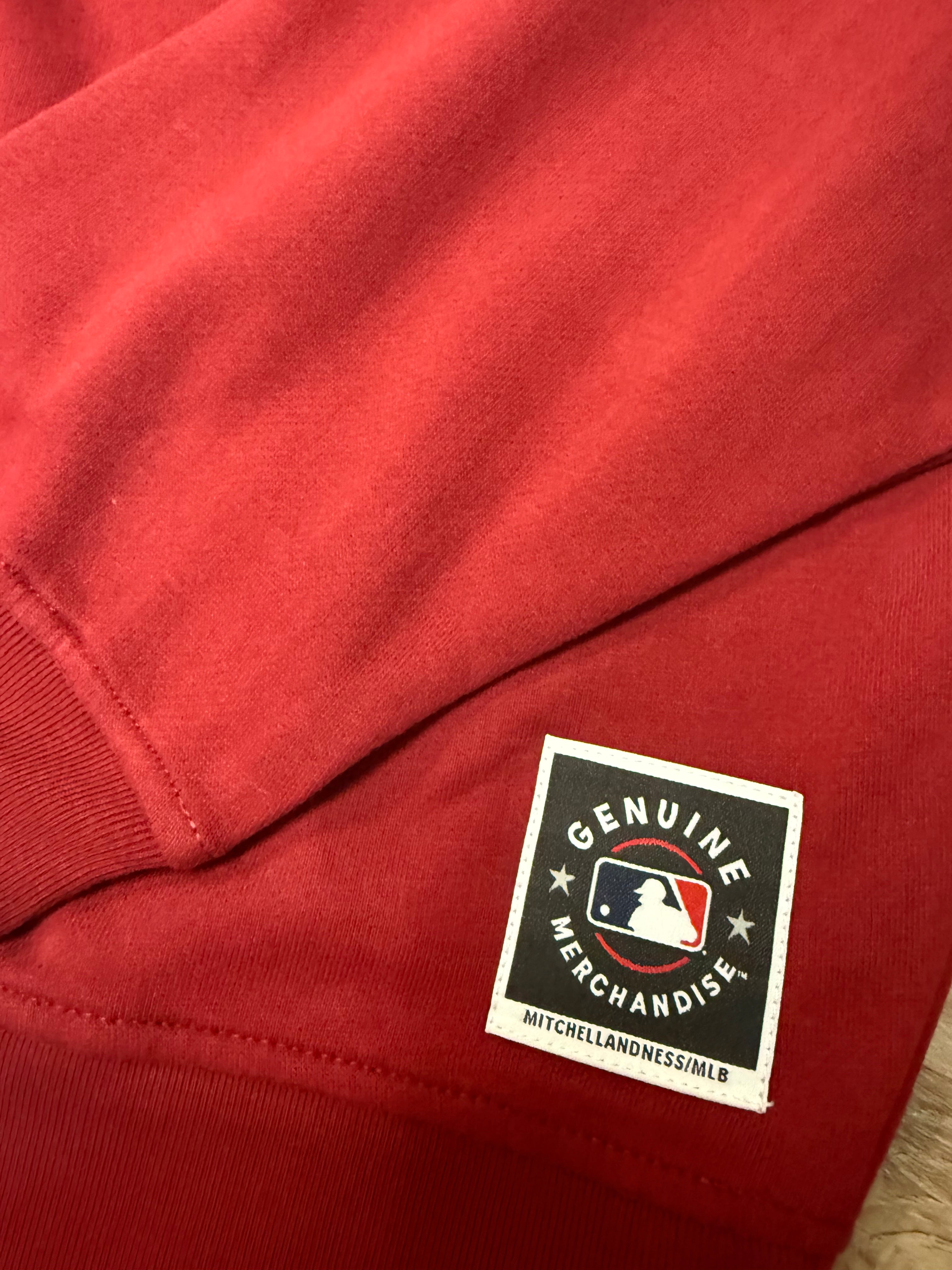 Ladies Phillies Throwback LT Crew Sweatshirt