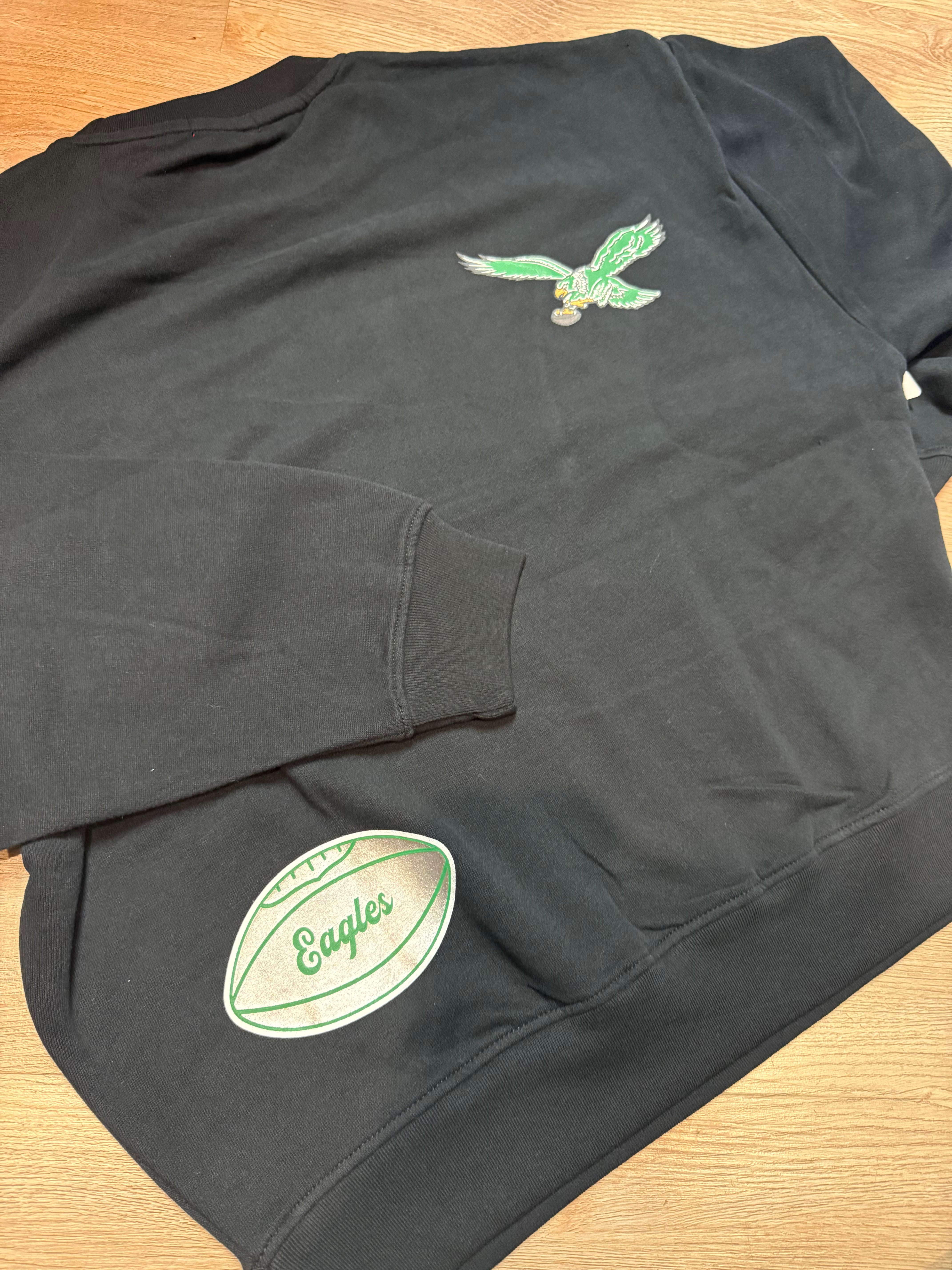 Ladies Philadelphia Eagles Throwback LT Crew Sweatshirt