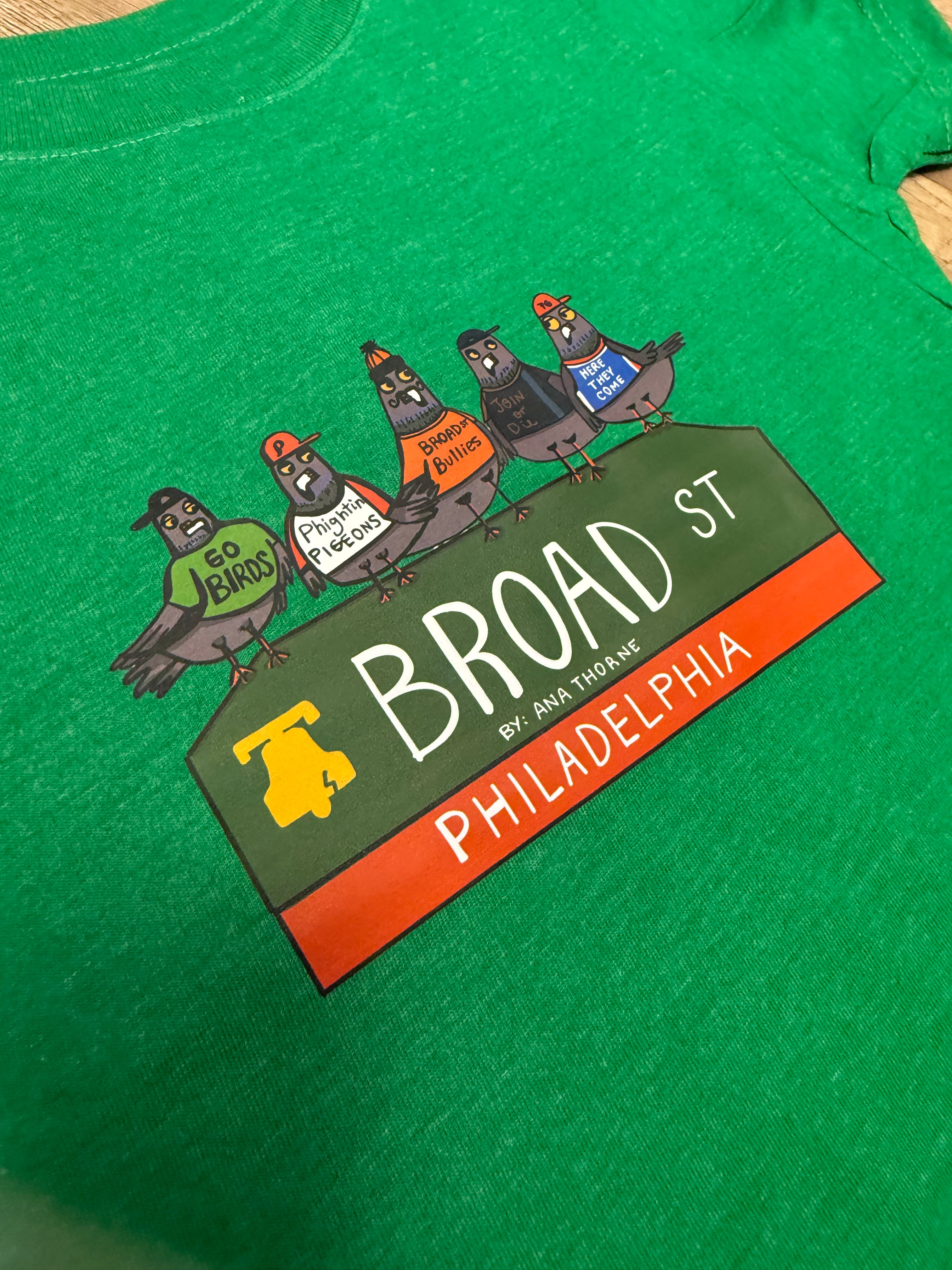 Toddler Philadelphia Broad Street Birds Tee