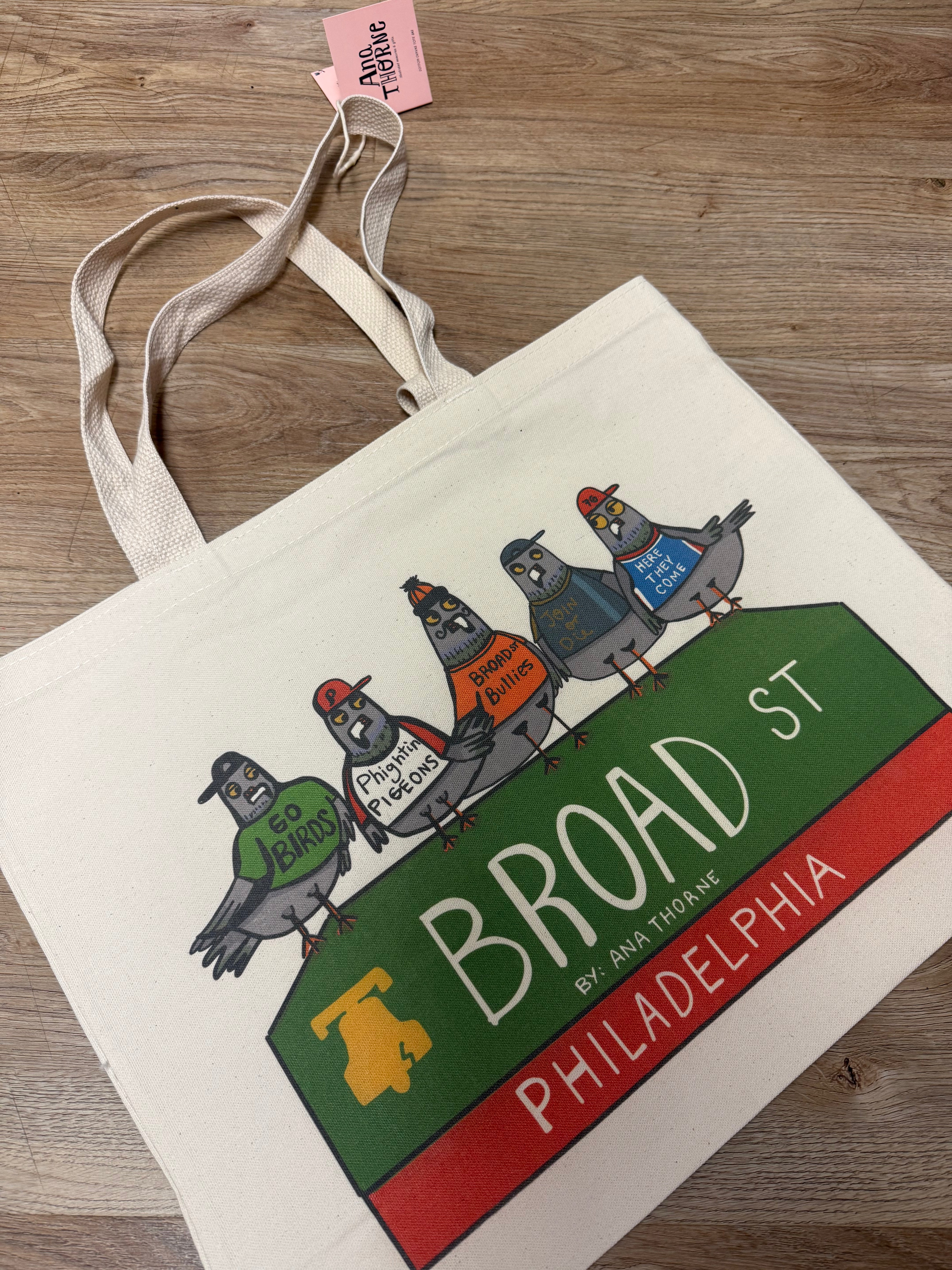 Broad Street Birds Philadelphia Tote Bag