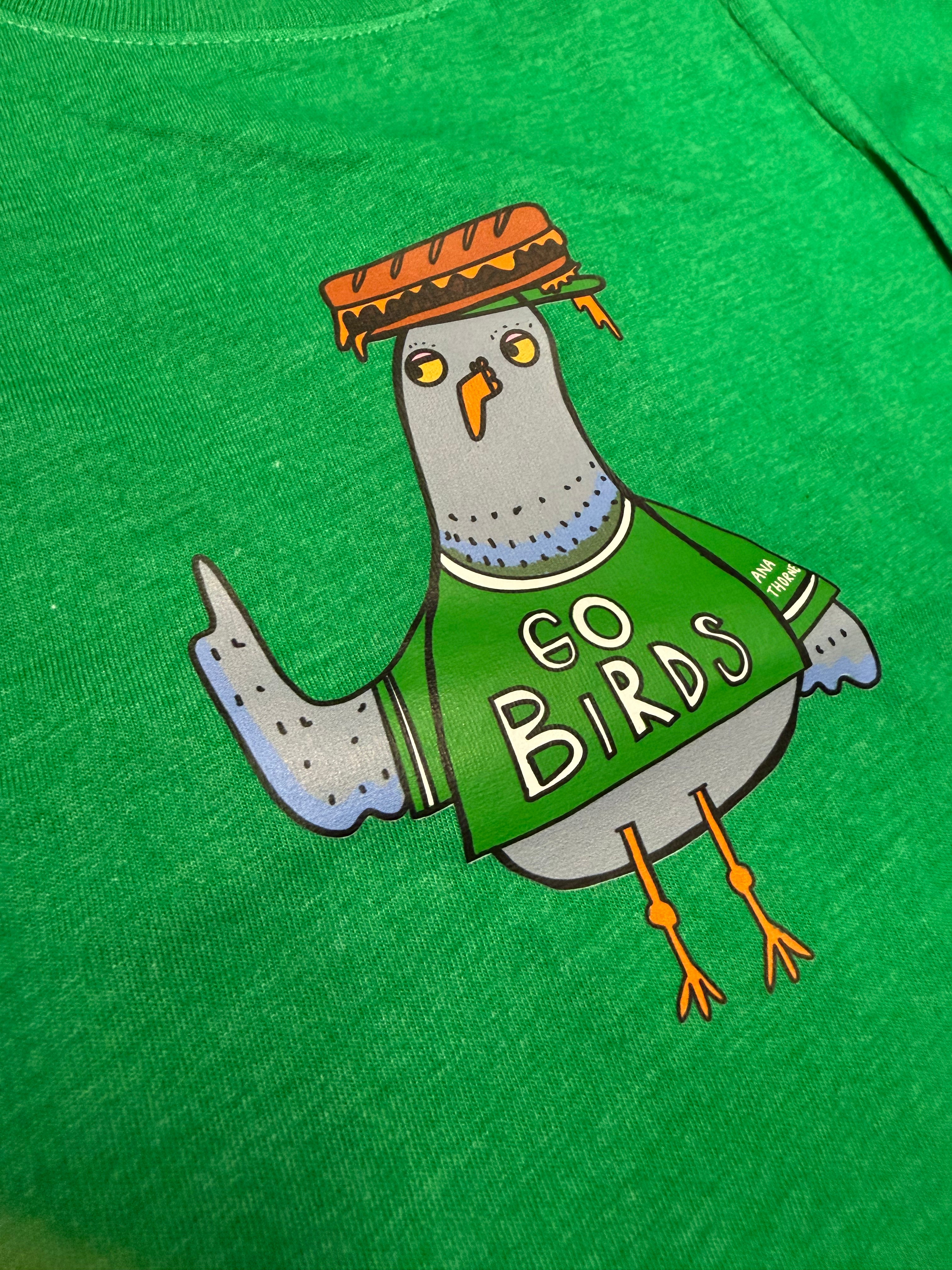 Toddler Philly Cheesesteak Pigeon Tee