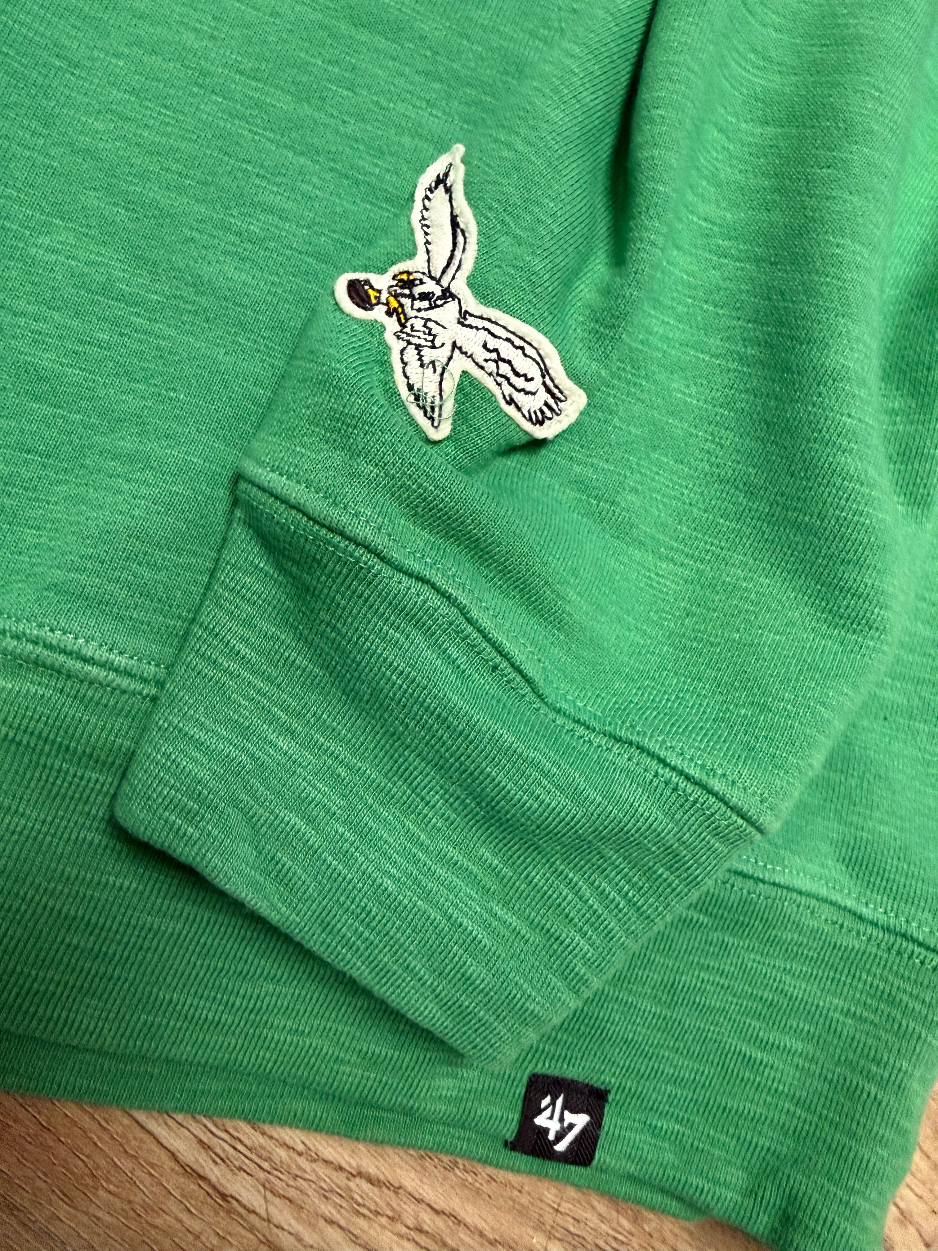 Eagles Washed Kelly Groton French Terry Hoodie