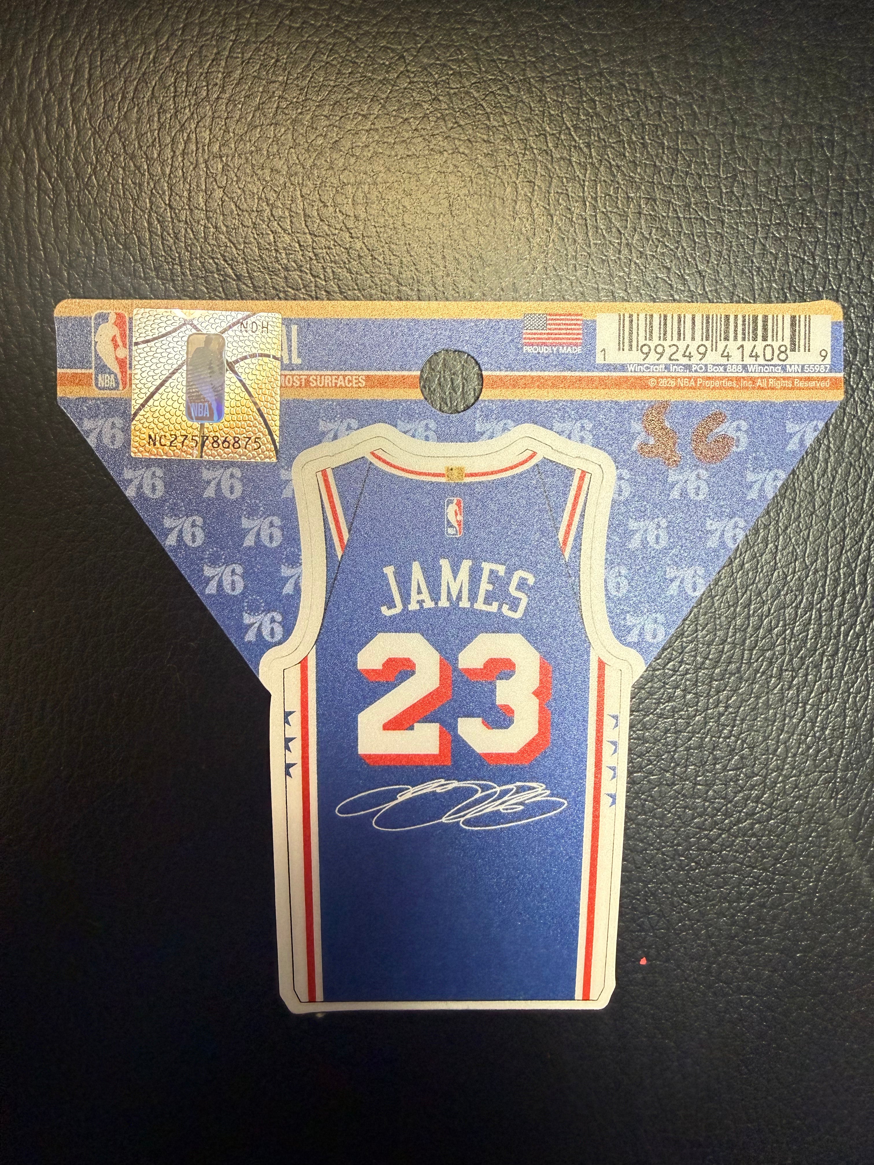 LeBron James Sixers 4x4 Decal
