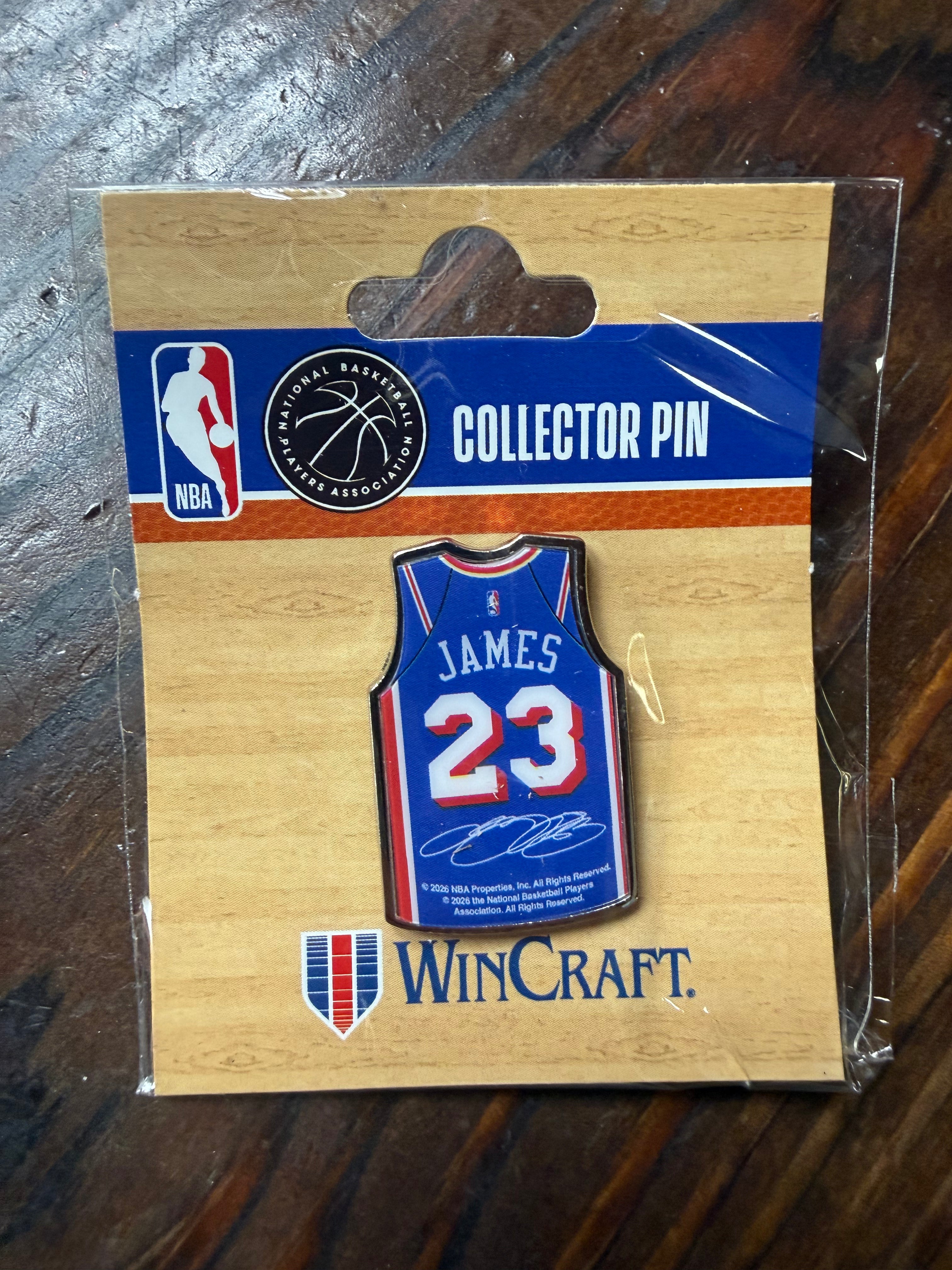 LeBron James Sixers Collector Pin