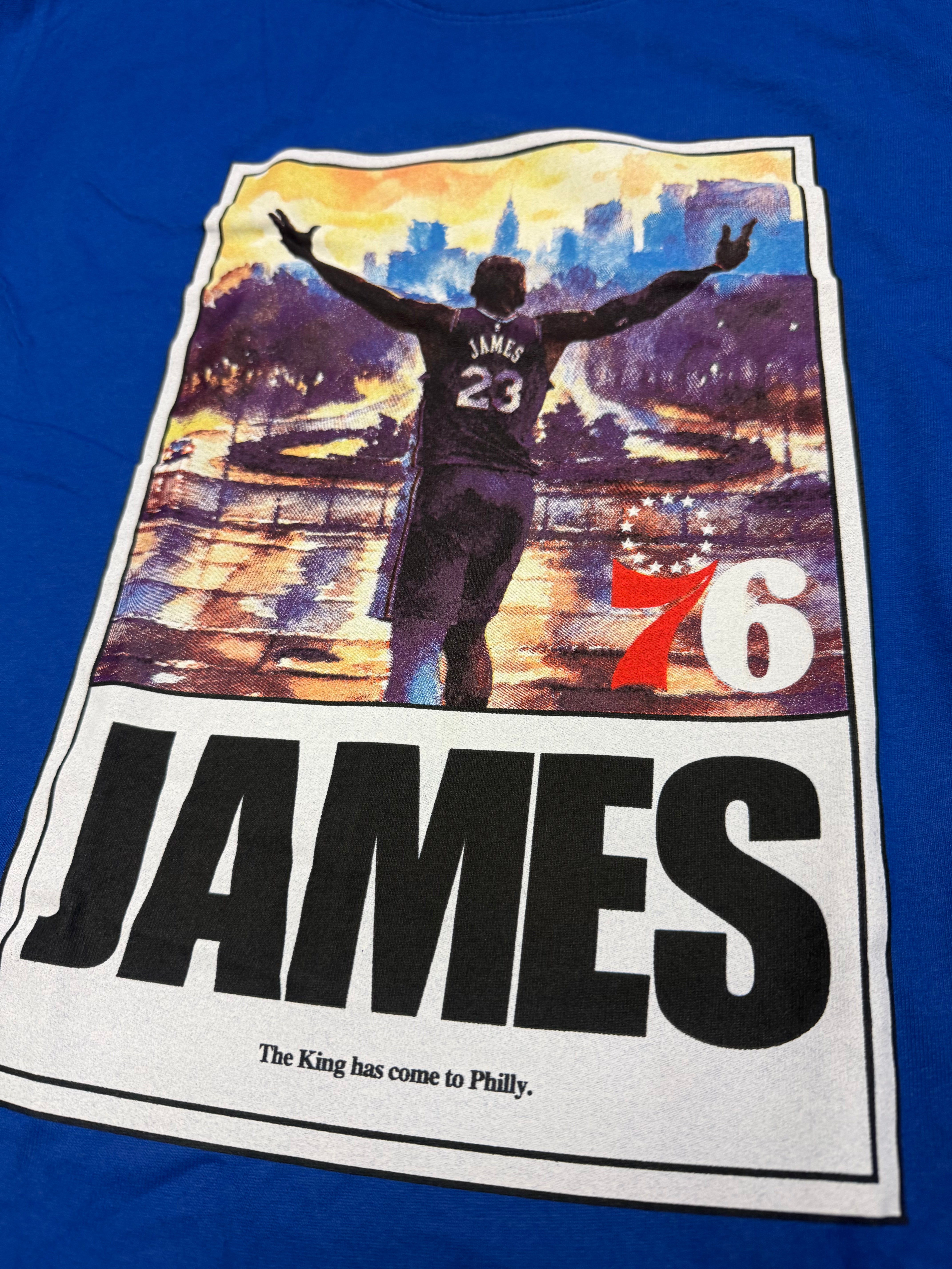 LeBron James Sixers The King Has Arrived Tee