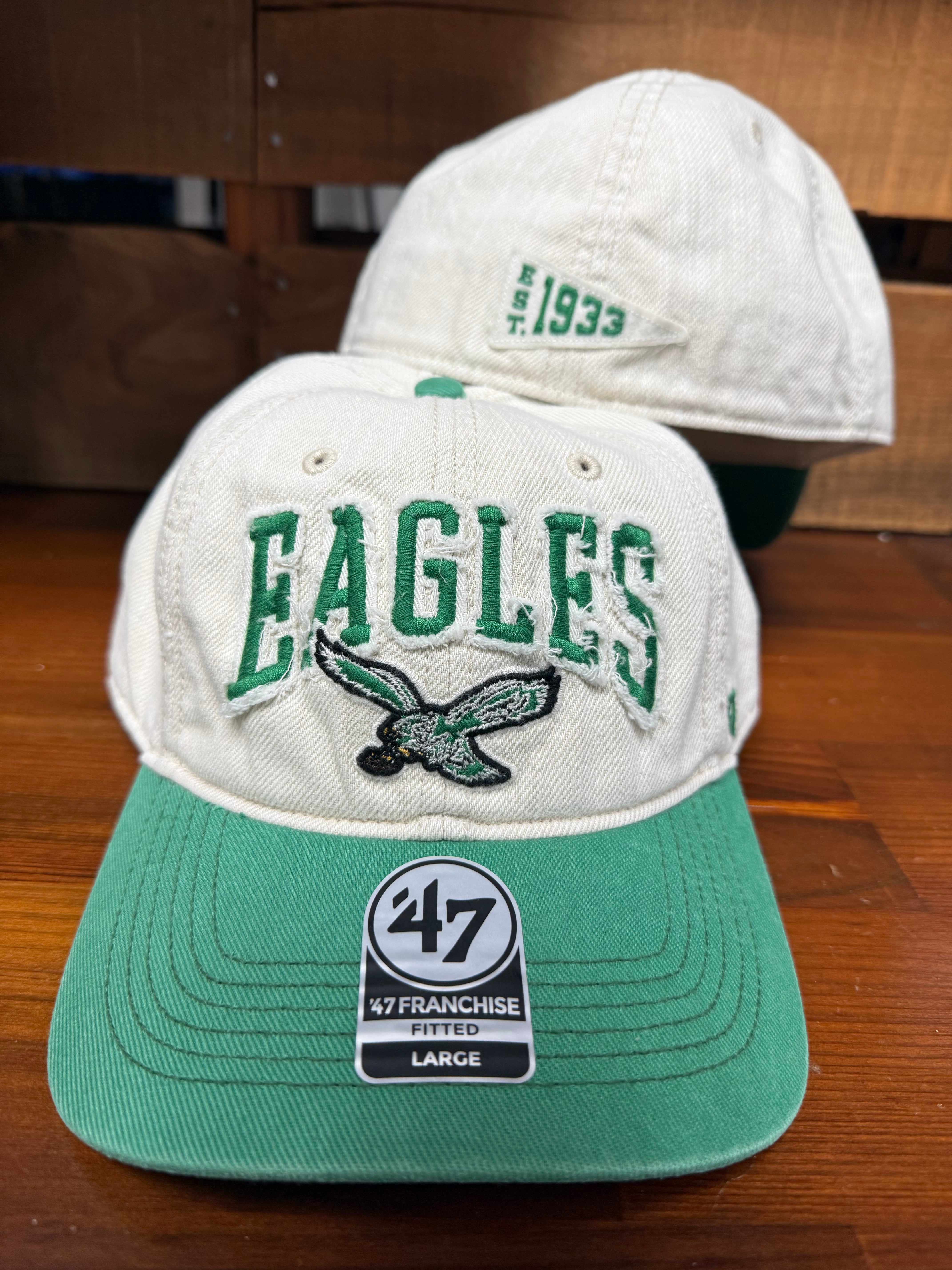 Eagles Distressed Mojave Fitted Hat