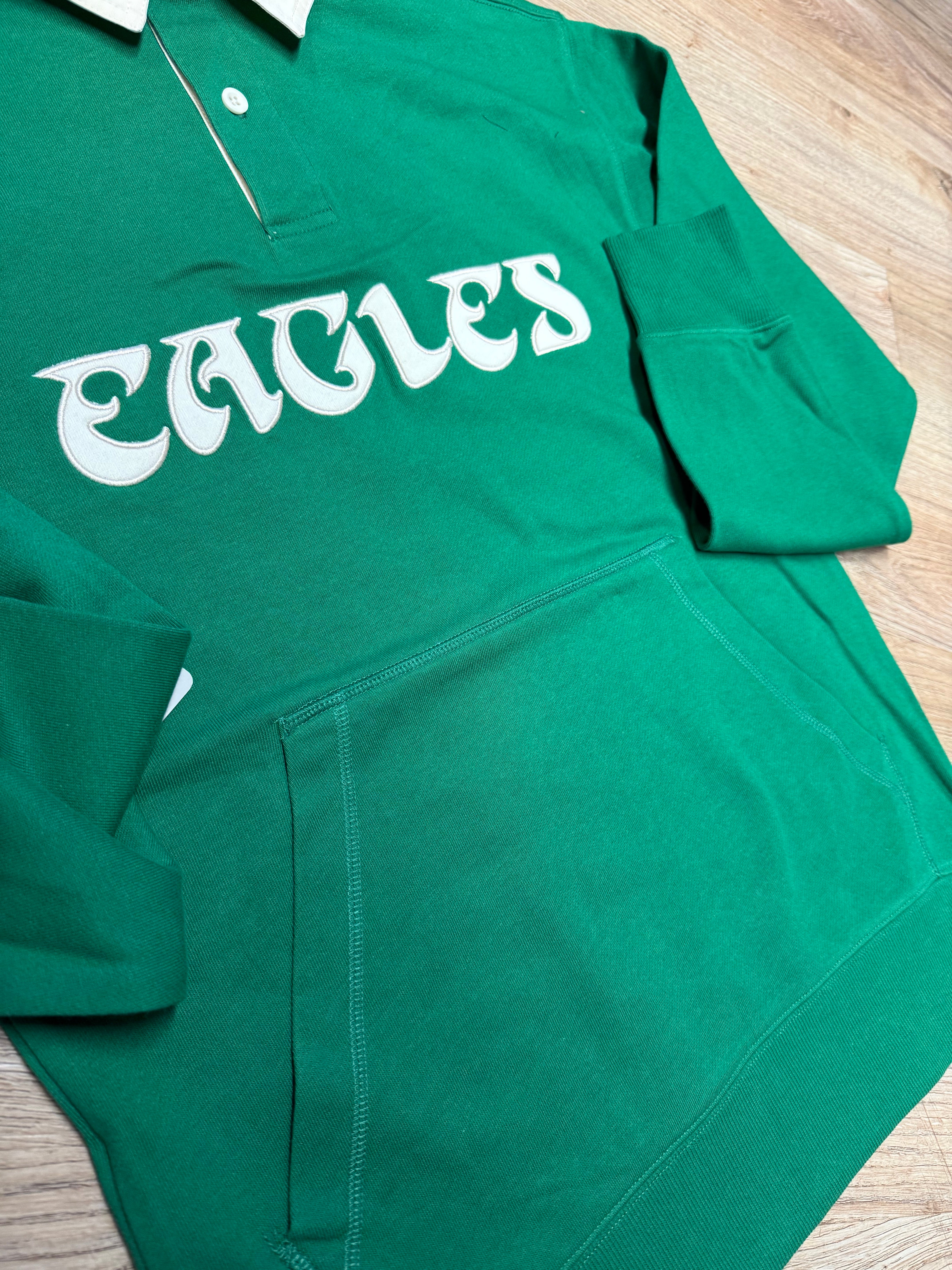 Eagles Retro Roots French Terry Fleece Polo