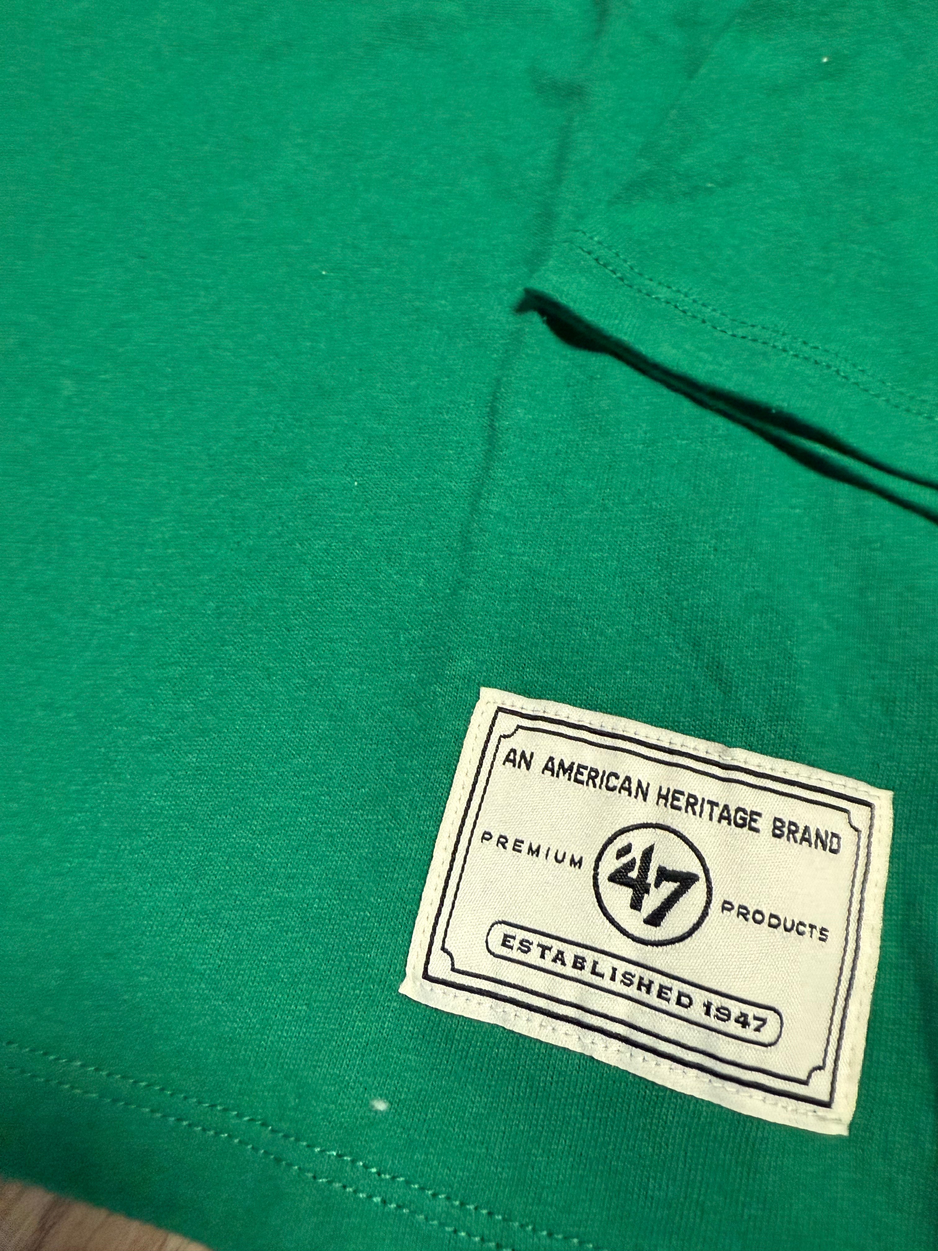 Ladies Eagles Throwback Kelly Green Game Nod Timeless Tee